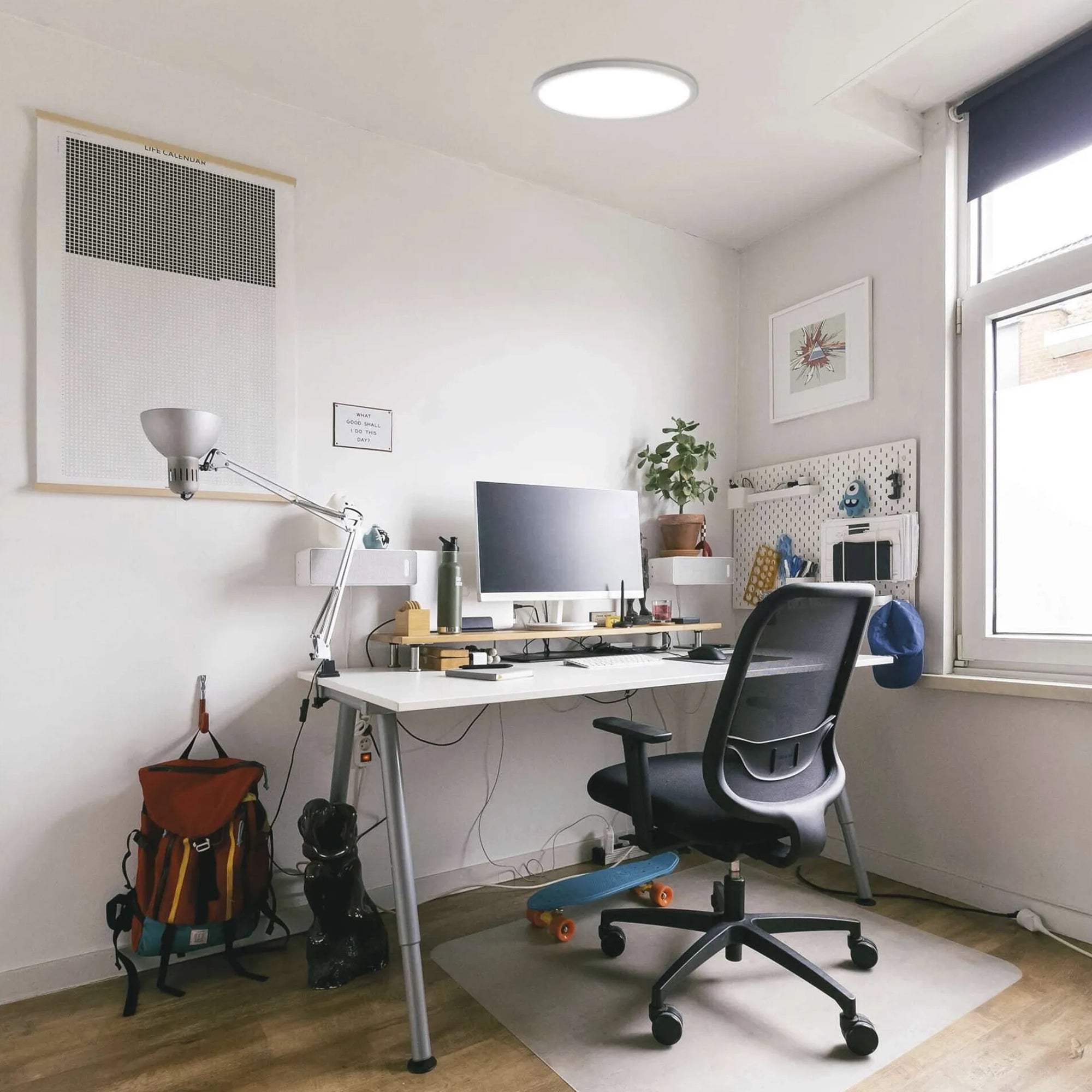 FLORI LED plafonjera, okrugla, bijela, 18W, 4000K, IP20, Ø293mm