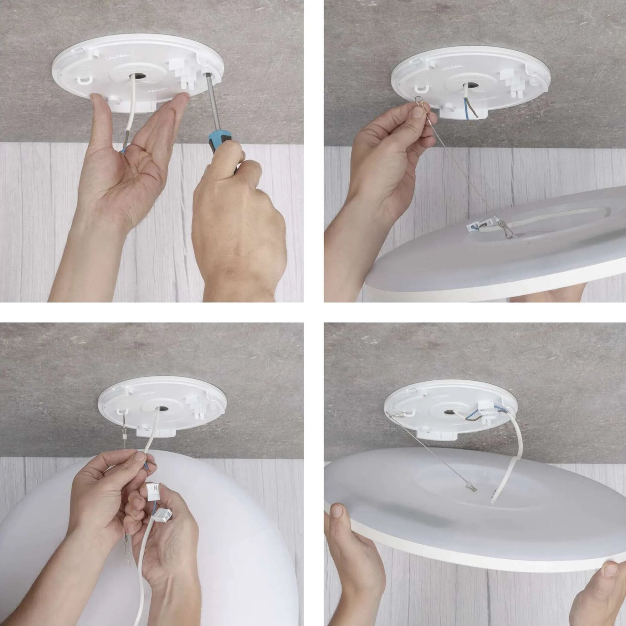 FLORI LED plafonjera, okrugla, bijela, 18W, 4000K, IP20, Ø293mm