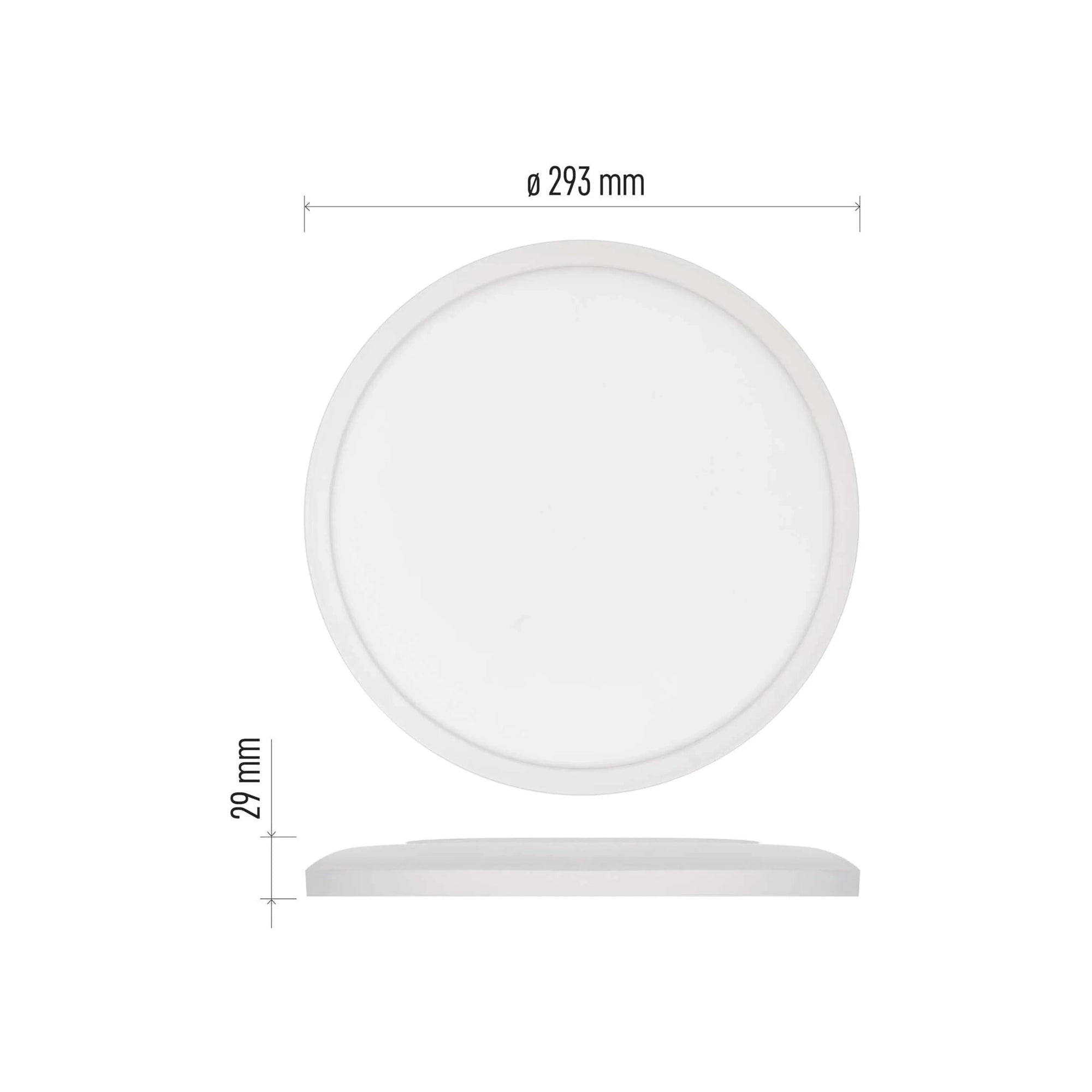 FLORI LED plafonjera, okrugla, bijela, 18W, 4000K, IP20, Ø293mm
