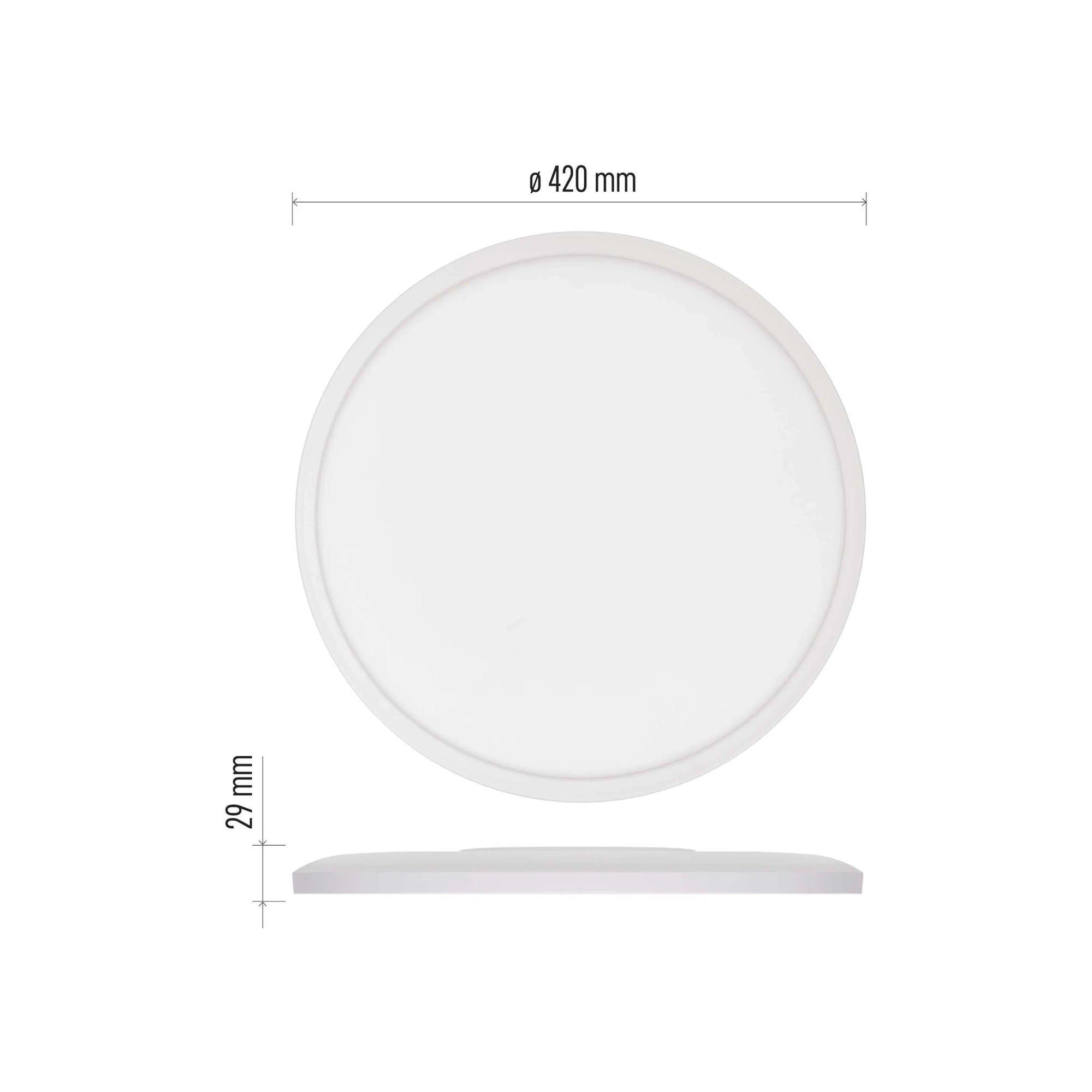 FLORI LED plafonjera, okrugla, bijela, 22W, 4000K, IP20, Ø420mm