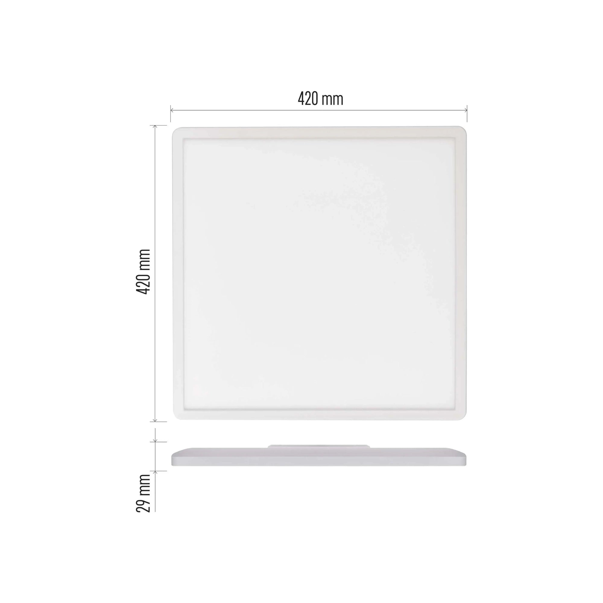 FLORI LED plafonjera, kvadratna, bijela, 22W, 4000K, IP20, 420x420mm