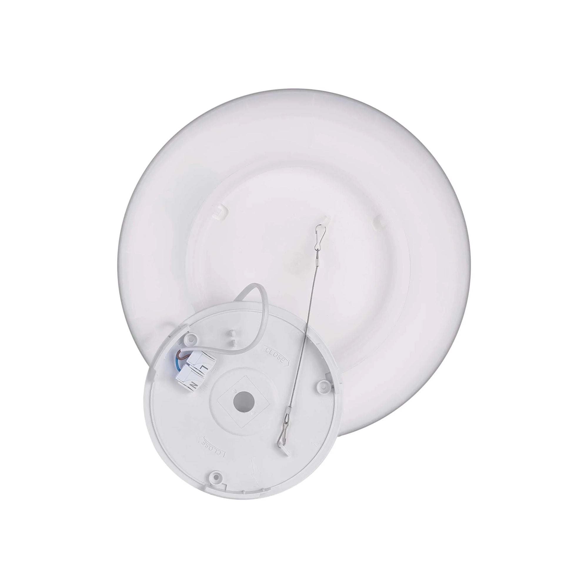 FLORI LED plafonjera, okrugla, crna, 18W, 4000K, IP20, Ø293mm