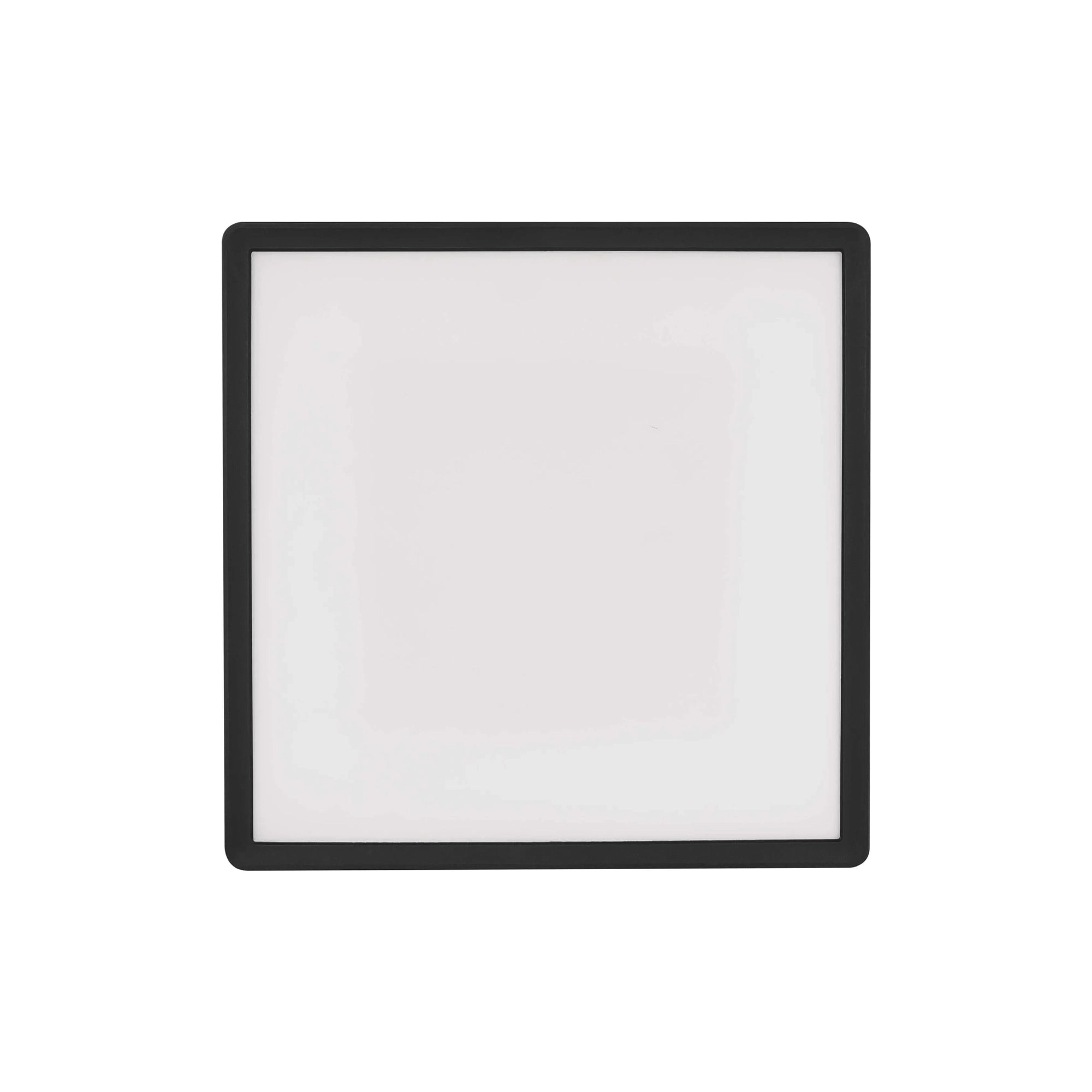 FLORI LED plafonjera, kvadratna, crna, 18W, 4000K, IP20, 293x293mm