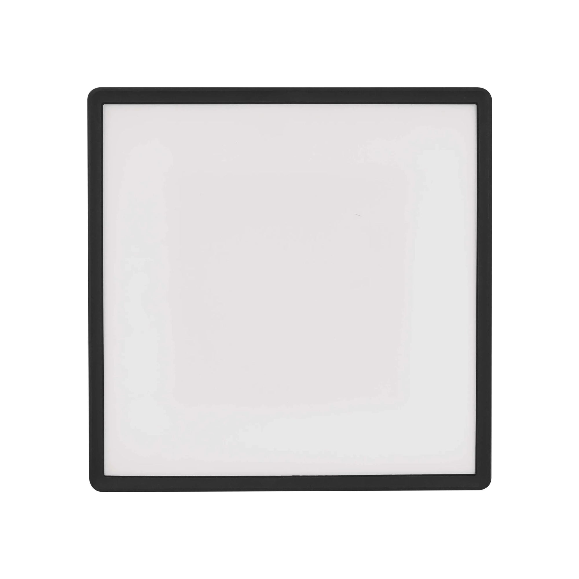 FLORI LED plafonjera, kvadratna, crna, 22W, 4000K, IP20, 420x420mm