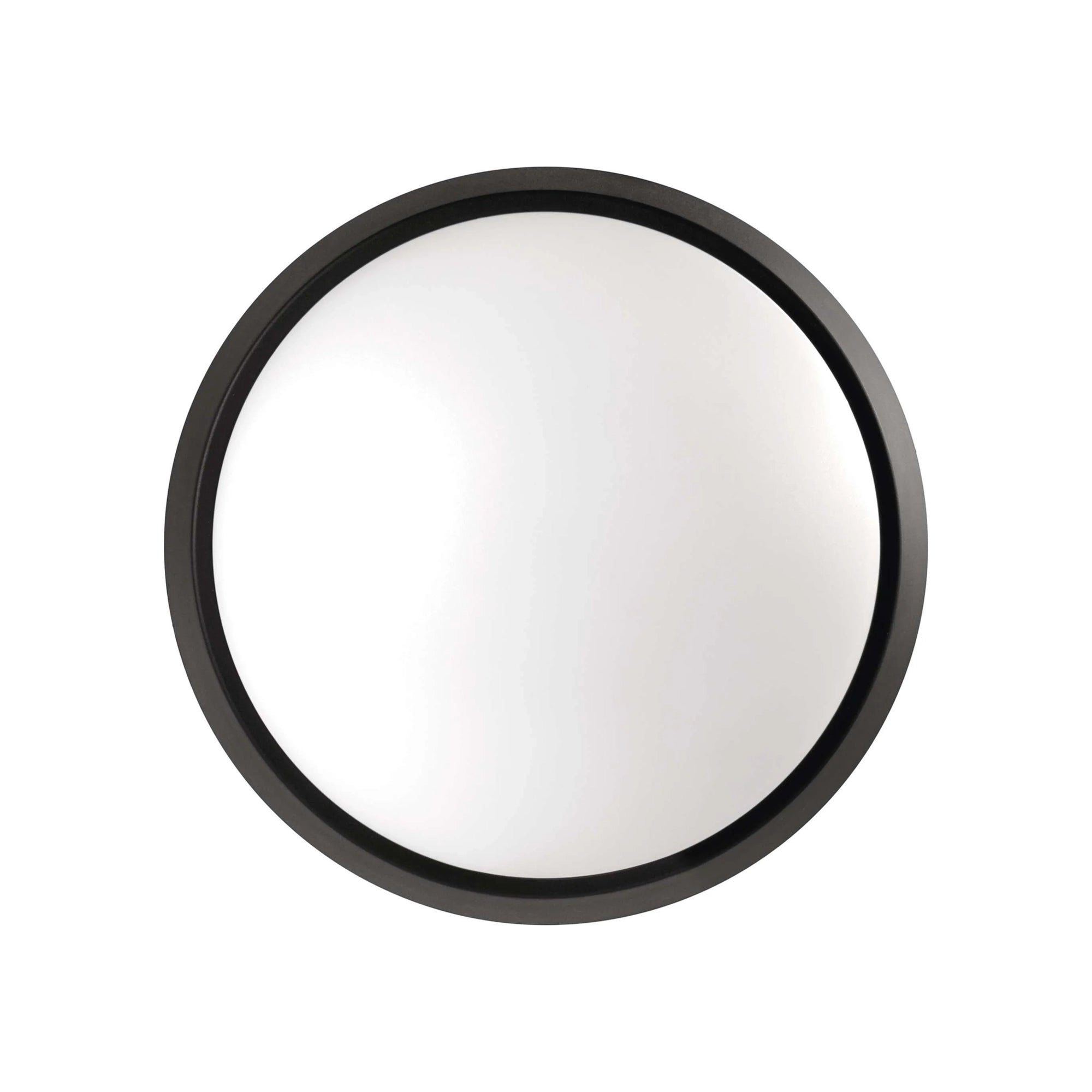 ZURI LED plafonjera, crna/bijela, 14W, 3000K, IP54, Ø215mm