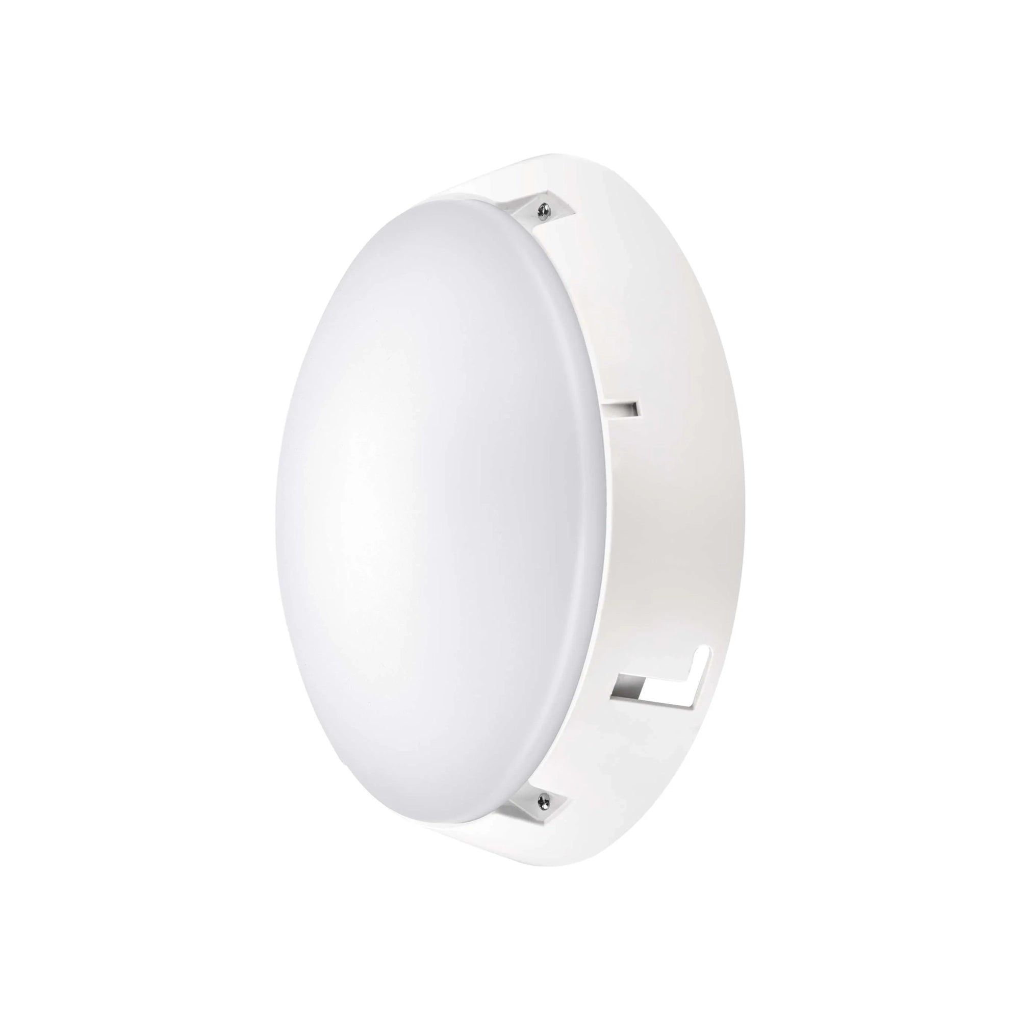 ZURI LED plafonjera, crna/bijela, 14W, 3000K, IP54, Ø215mm