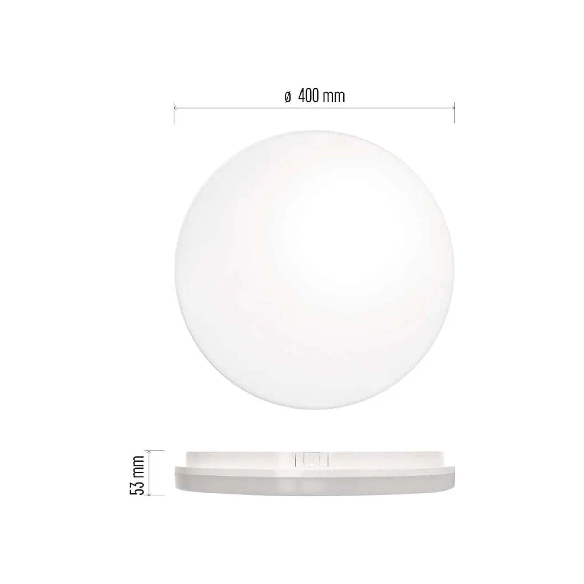TORI LED plafonjera, okrugla, bijela, 36W, 4000K, IP54, Ø400mm