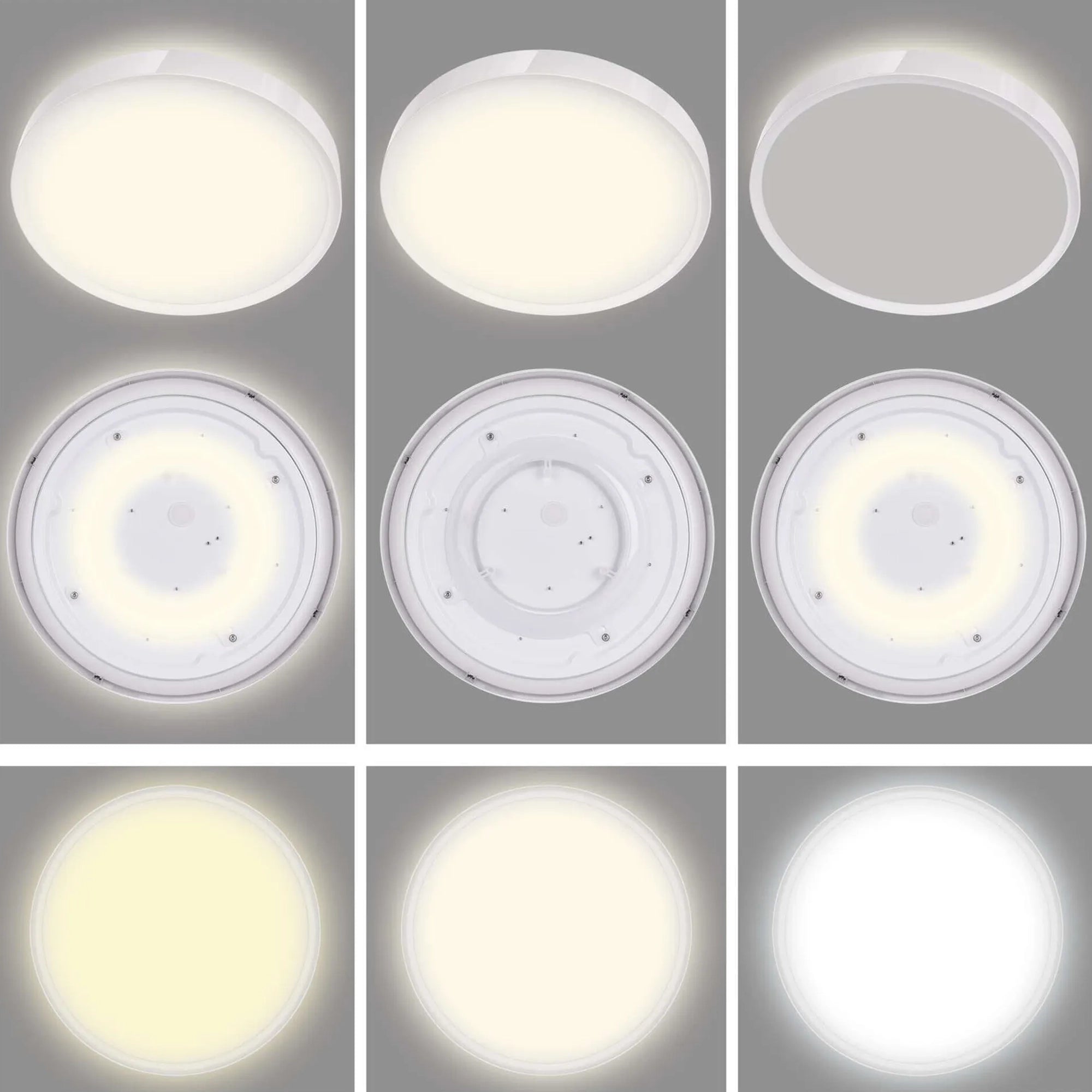 RORI LED plafonjera, bijela, 17W, CCT, IP20, Ø310mm