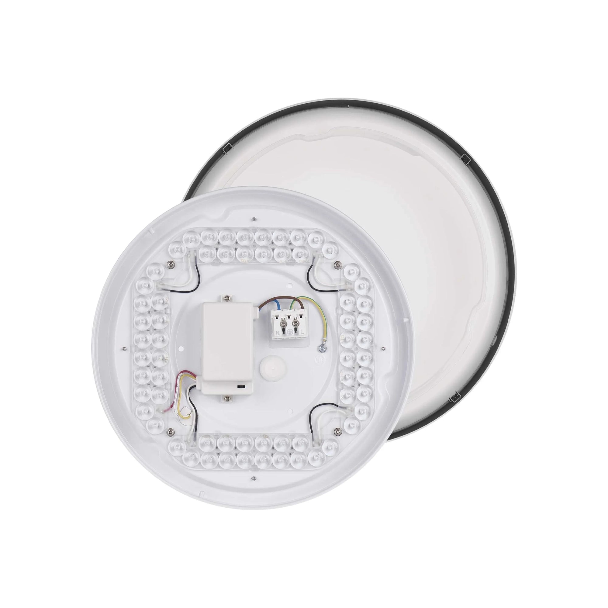 RORI LED plafonjera, crna, 17W, CCT, IP20, Ø310mm