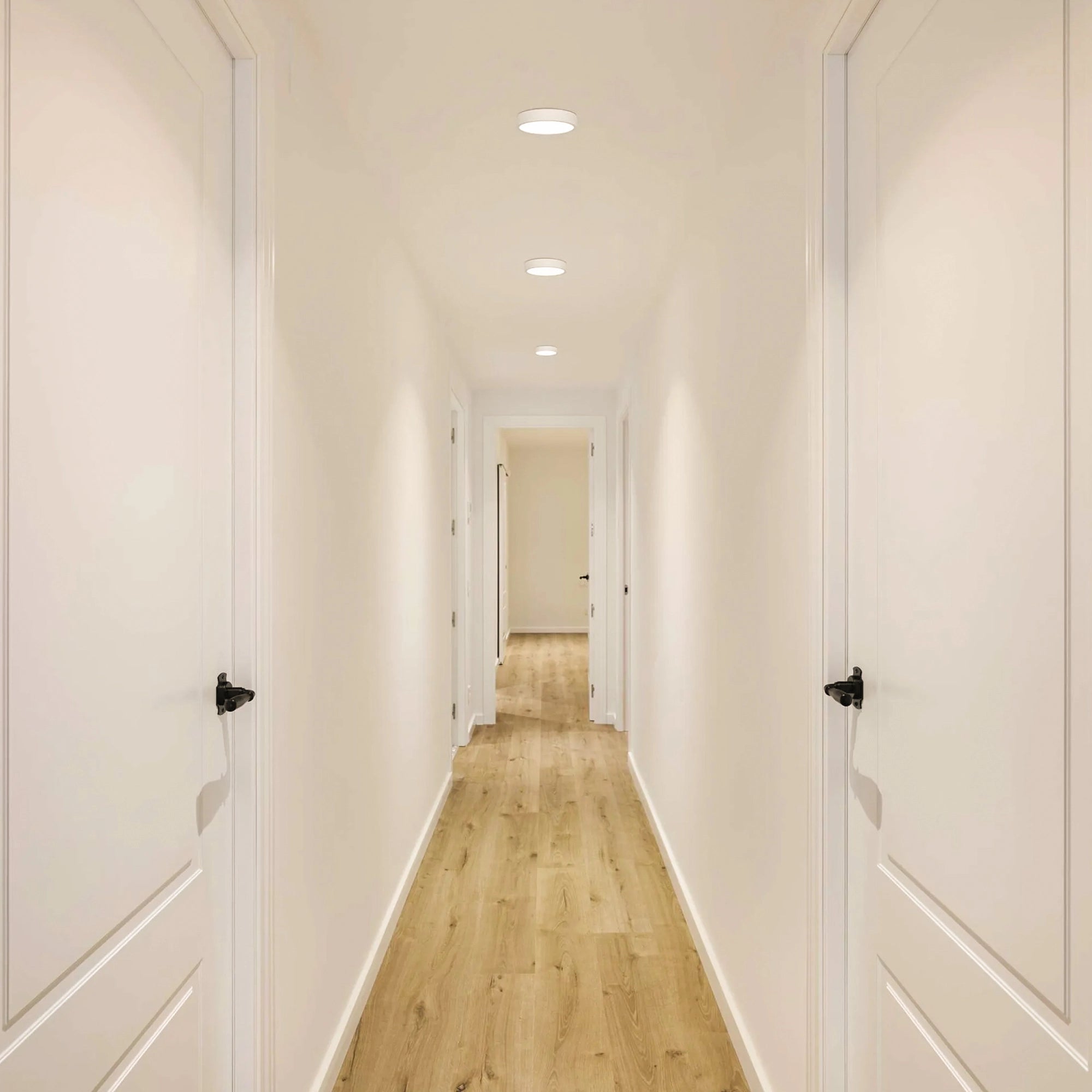 NEXXO LED panel, nadgradni, okrugli, bijeli, 7.6W, CCT, IP20/IP40, Ø120mm