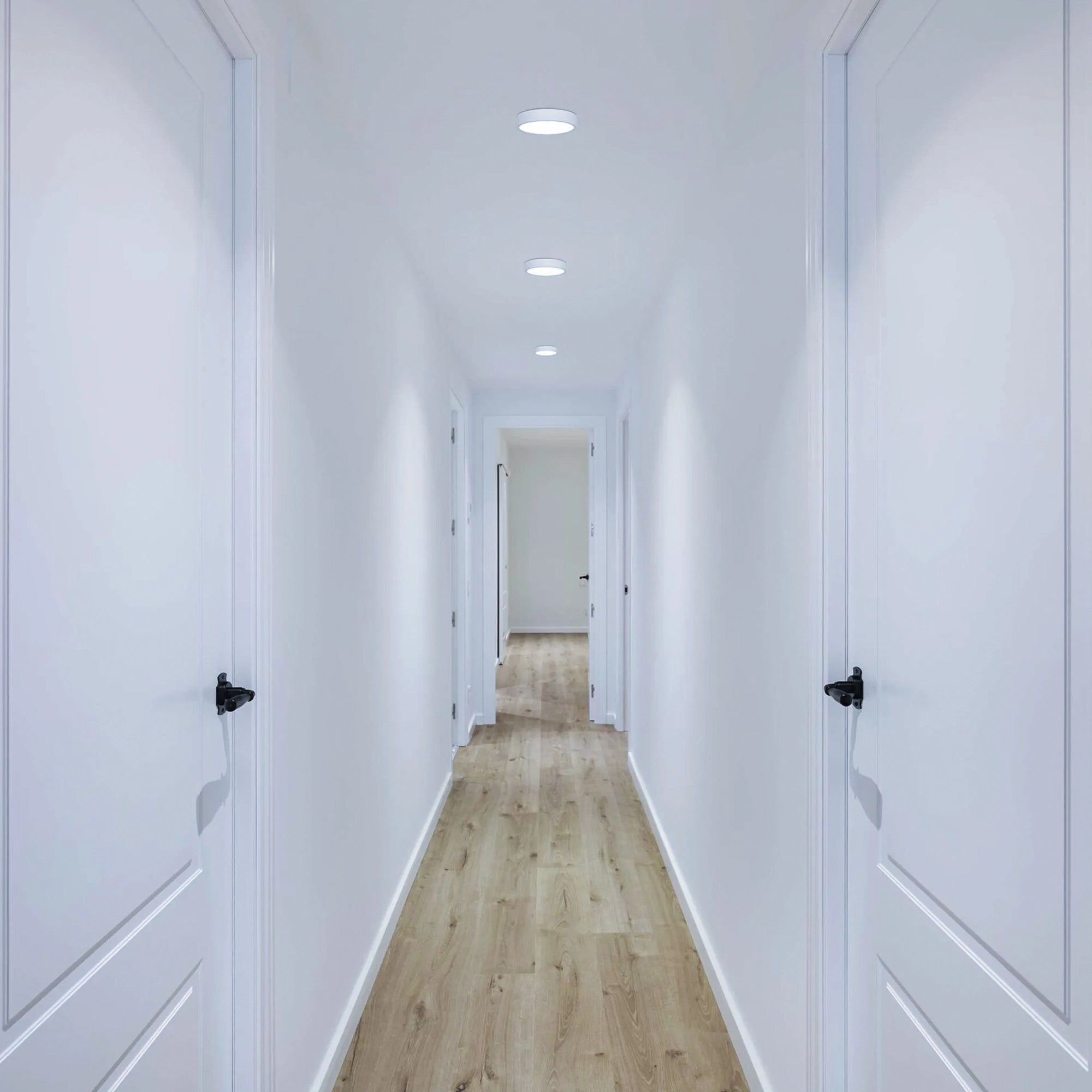 NEXXO LED panel, nadgradni, okrugli, bijeli, 7.6W, CCT, IP20/IP40, Ø120mm