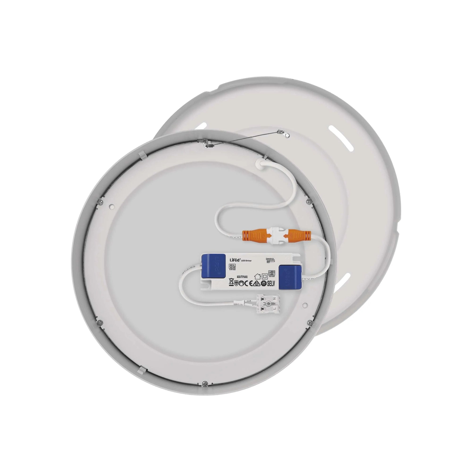 NEXXO LED panel, nadgradni, okrugli, bijeli, 21W, 4000K, IP20/IP40, Ø225mm