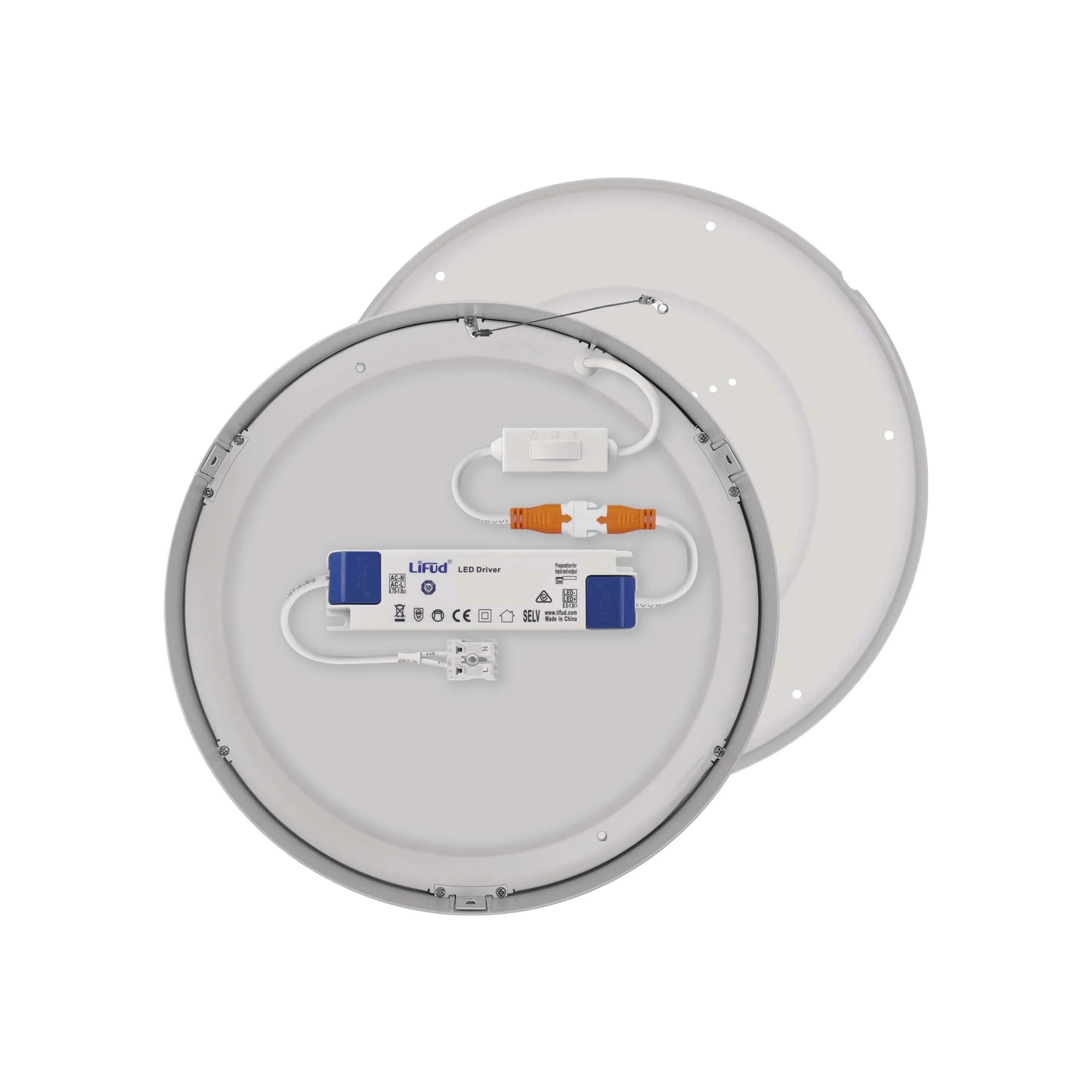 NEXXO LED panel, nadgradni, okrugli, bijeli, 28.5W, CCT, IP20/IP40, Ø300mm
