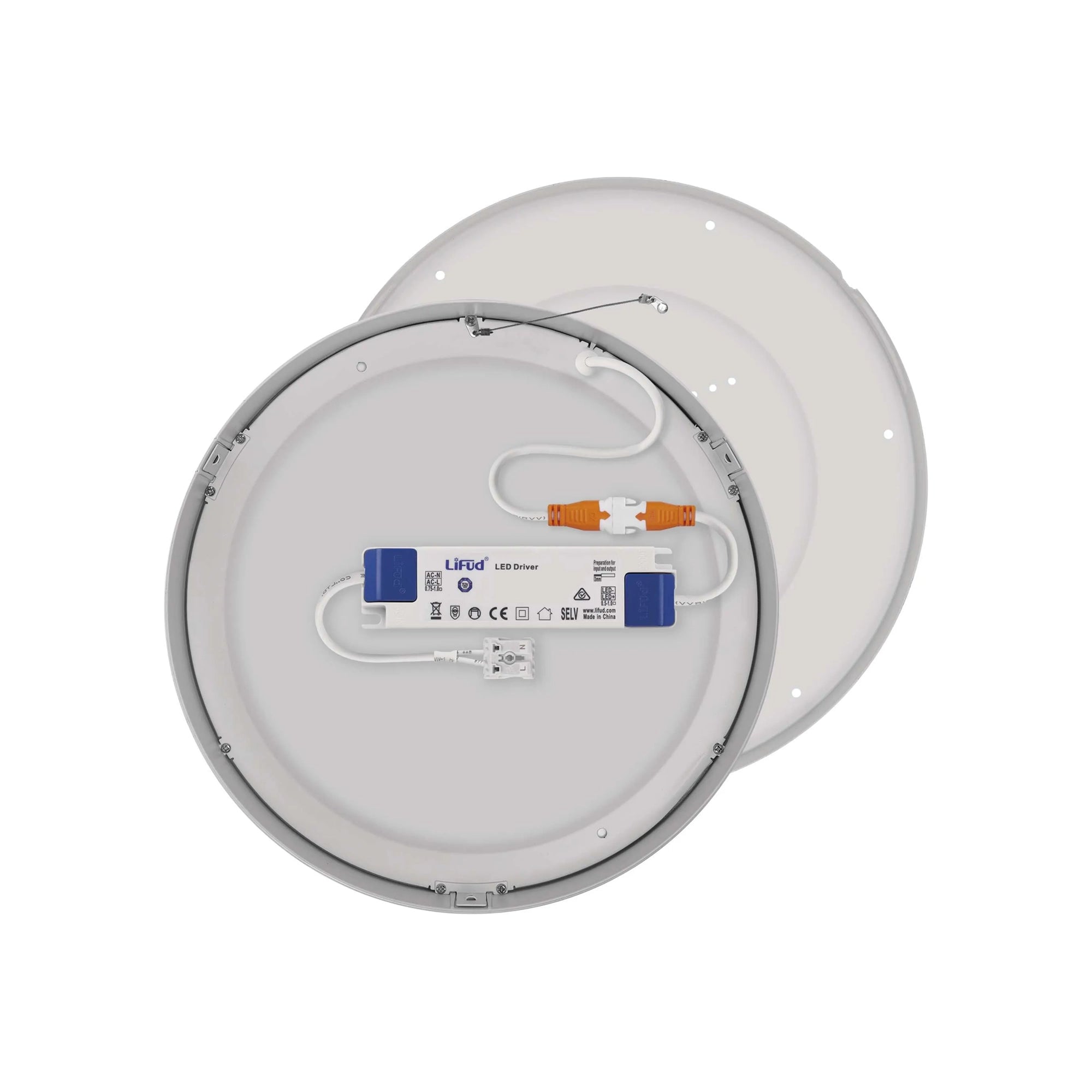NEXXO LED panel, nadgradni, okrugli, bijeli, 28.5W, 4000K, IP20/IP40, Ø300mm