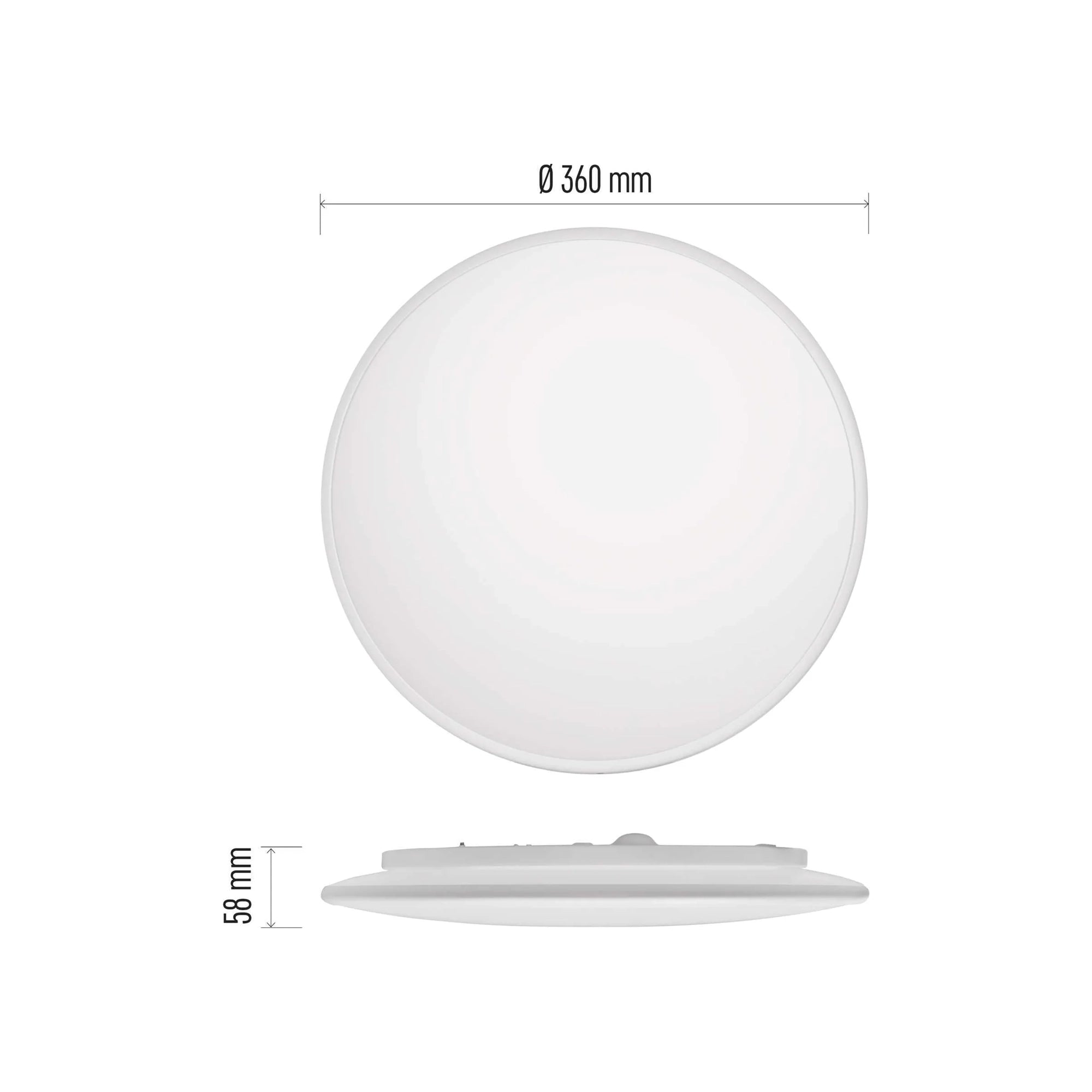 ALVI LED plafonjera, s daljinskim, bijela, 24W, CCT, IP20, Ø360mm