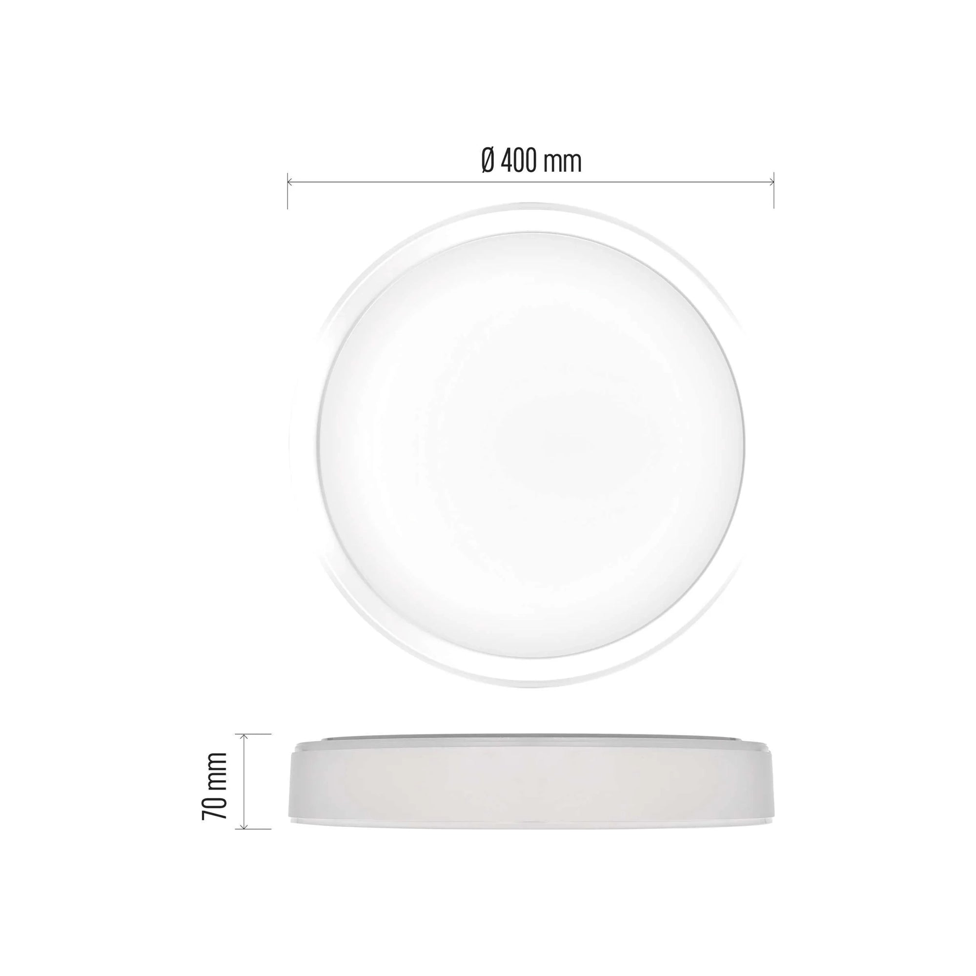 ILVI LED plafonjera, s daljinskim, bijela, 30W, CCT, IP20, Ø400mm