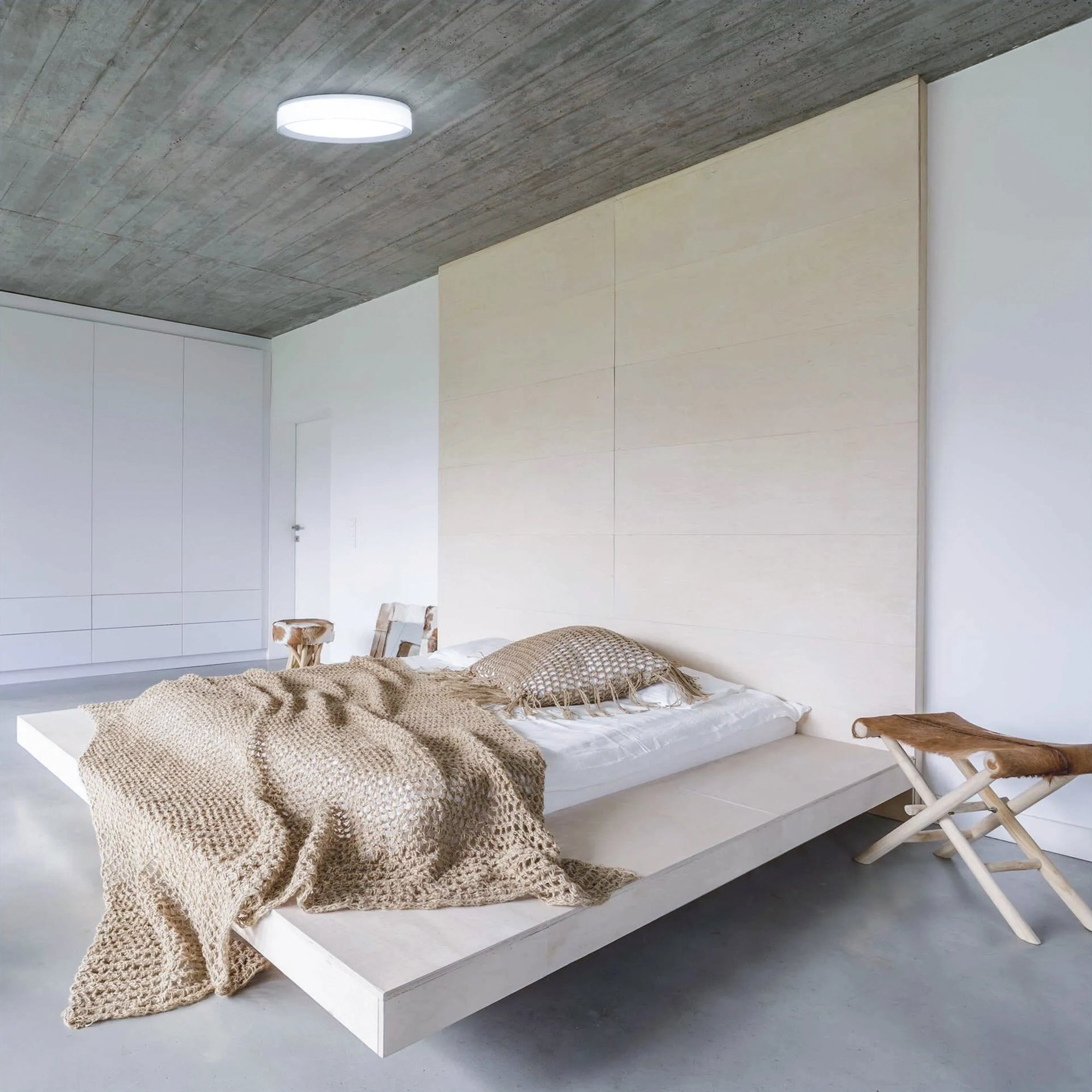 ILVI LED plafonjera, s daljinskim, bijela, 45W, CCT, IP20, Ø500mm