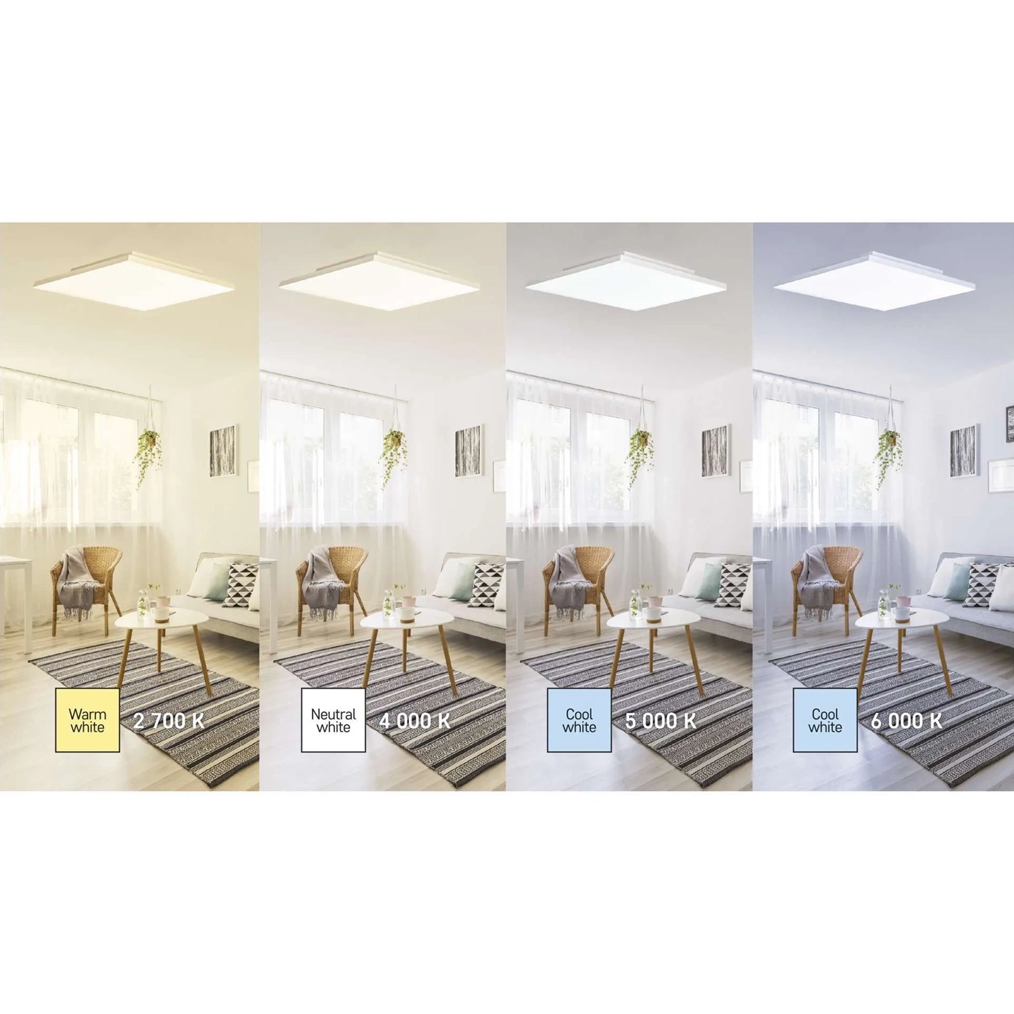RIVI LED panel, s daljinskim, bijeli, 20W, CCT, IP20, 295x295mm