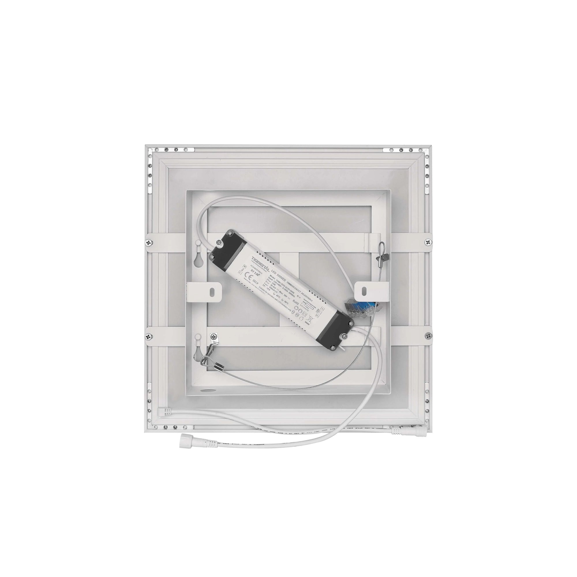 RIVI LED panel, s daljinskim, bijeli, 20W, CCT, IP20, 295x295mm