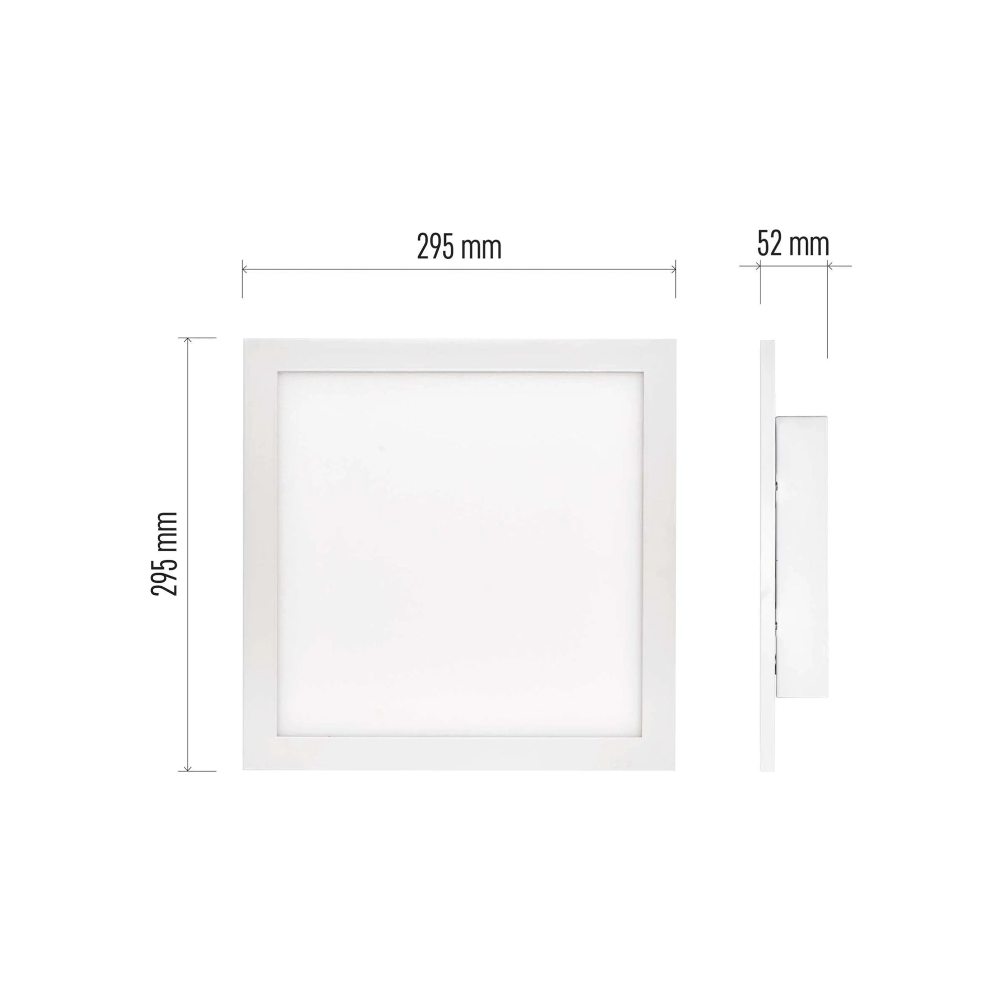 RIVI LED panel, s daljinskim, bijeli, 20W, CCT, IP20, 295x295mm