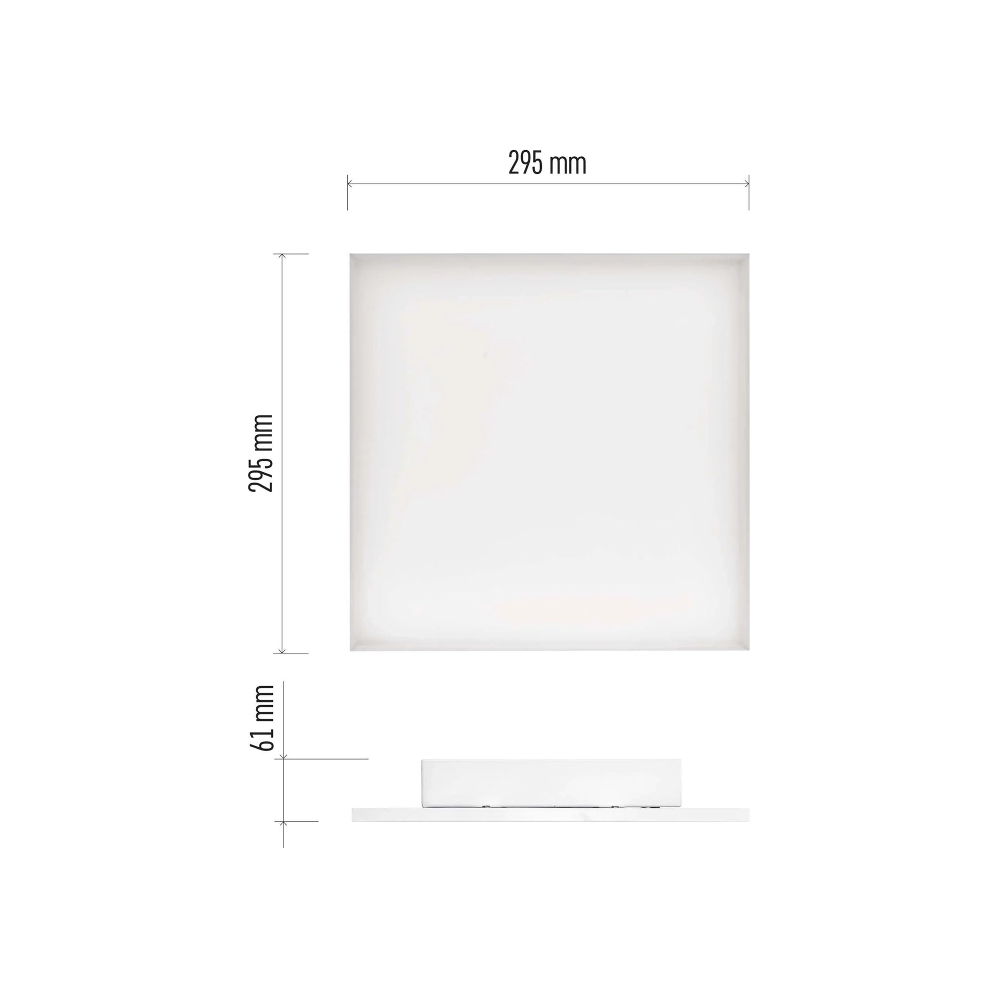 IRVI LED panel, s daljinskim, bijeli, 18W, CCT, IP20, 295x295mm