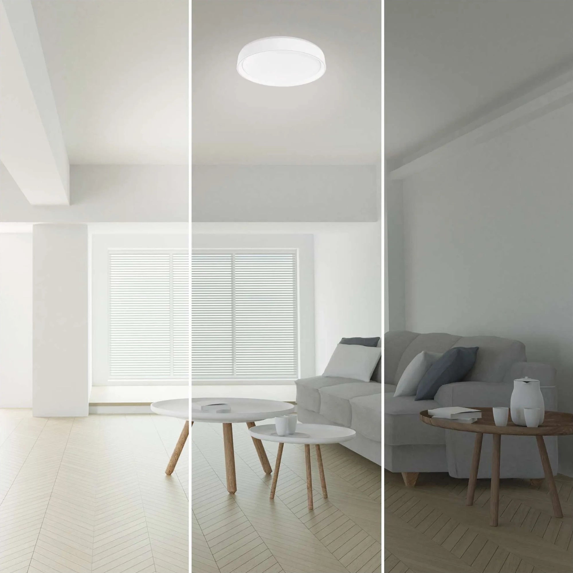 ILVI LED plafonjera, pametna, bijela, 45W, CCT, IP20, Ø500mm