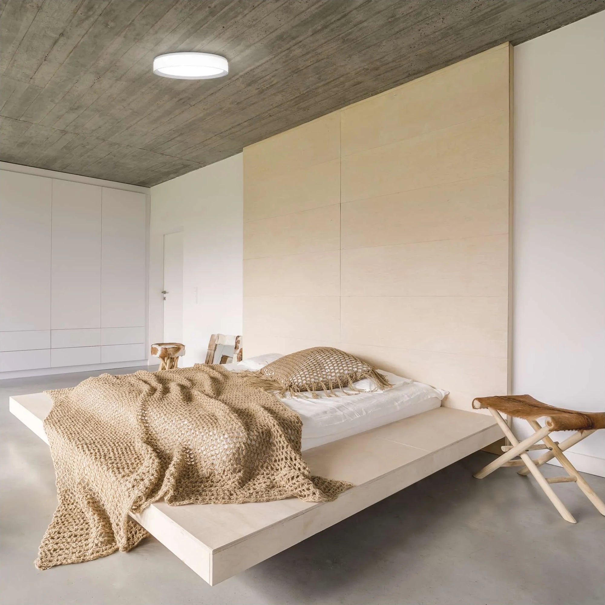 ILVI LED plafonjera, pametna, bijela, 45W, CCT, IP20, Ø500mm