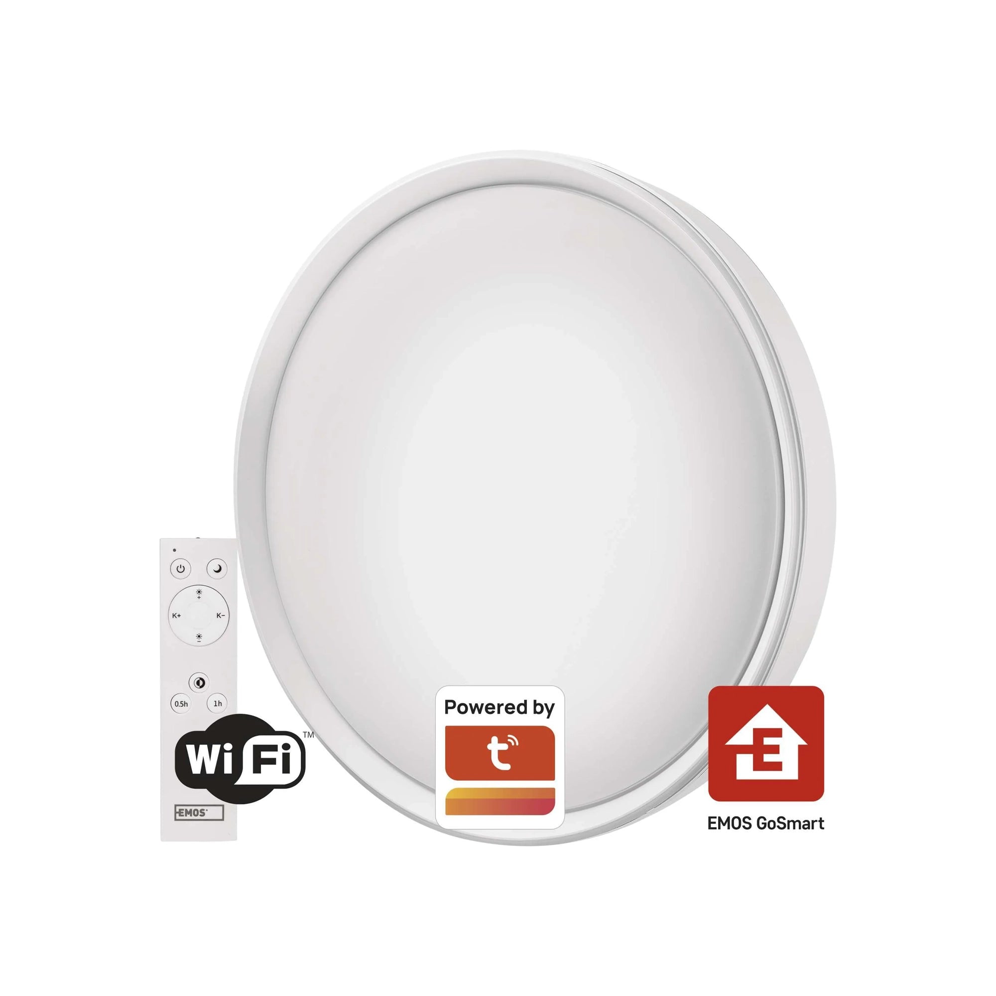 ILVI LED plafonjera, pametna, bijela, 45W, CCT, IP20, Ø500mm