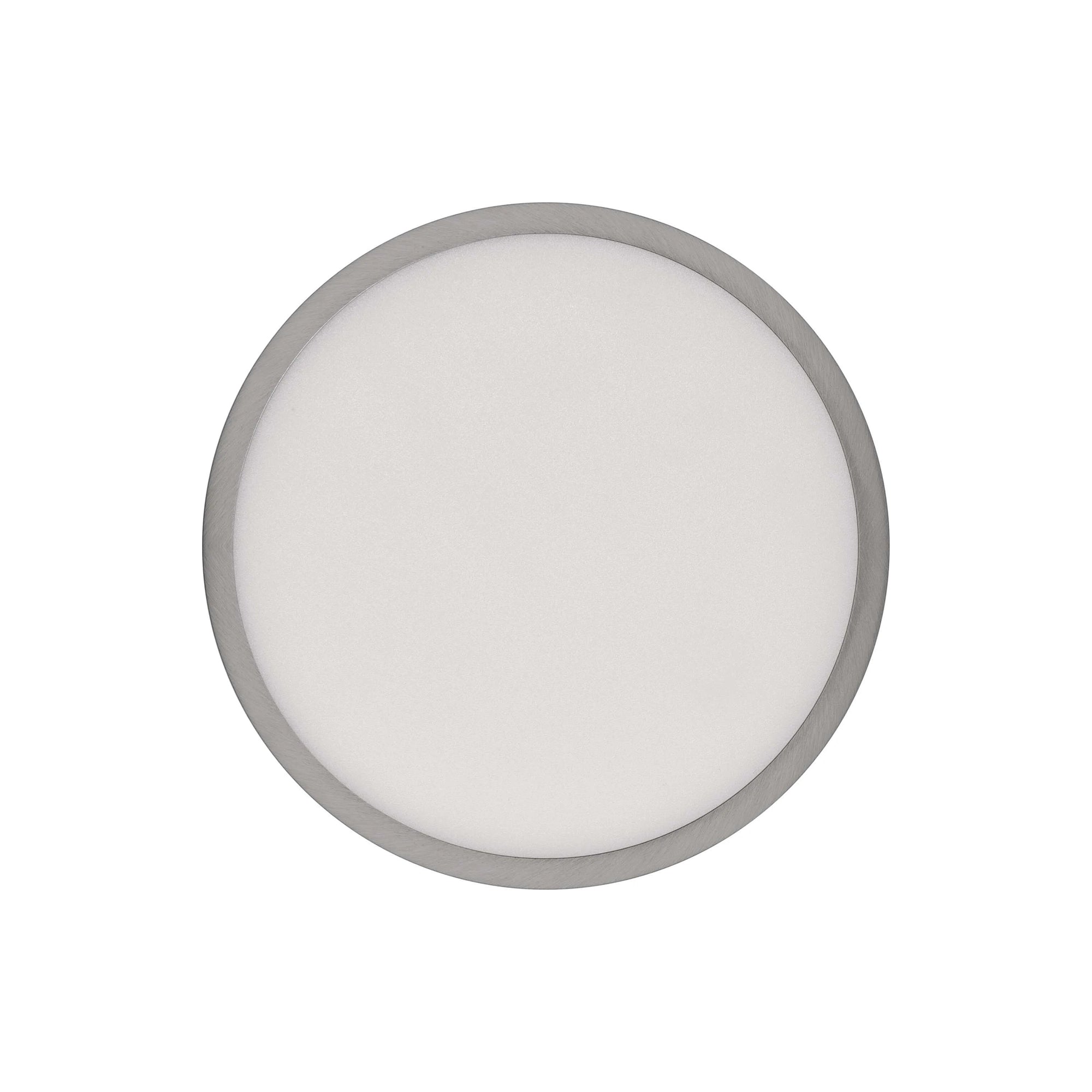 NEXXO LED panel, nadgradni, okrugli, srebrni, 21W, CCT, IP20/IP40, Ø225mm