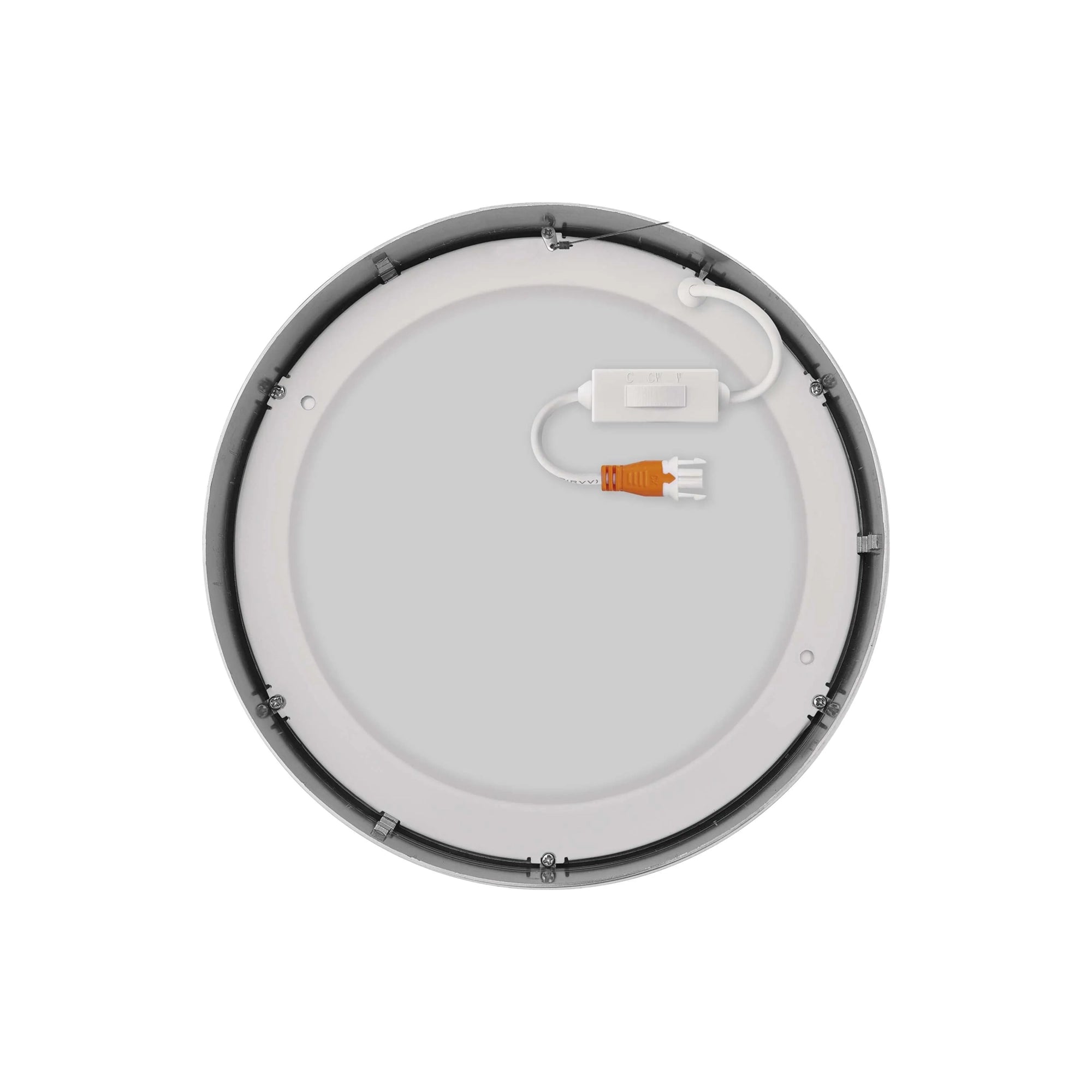 NEXXO LED panel, nadgradni, okrugli, srebrni, 21W, CCT, IP20/IP40, Ø225mm