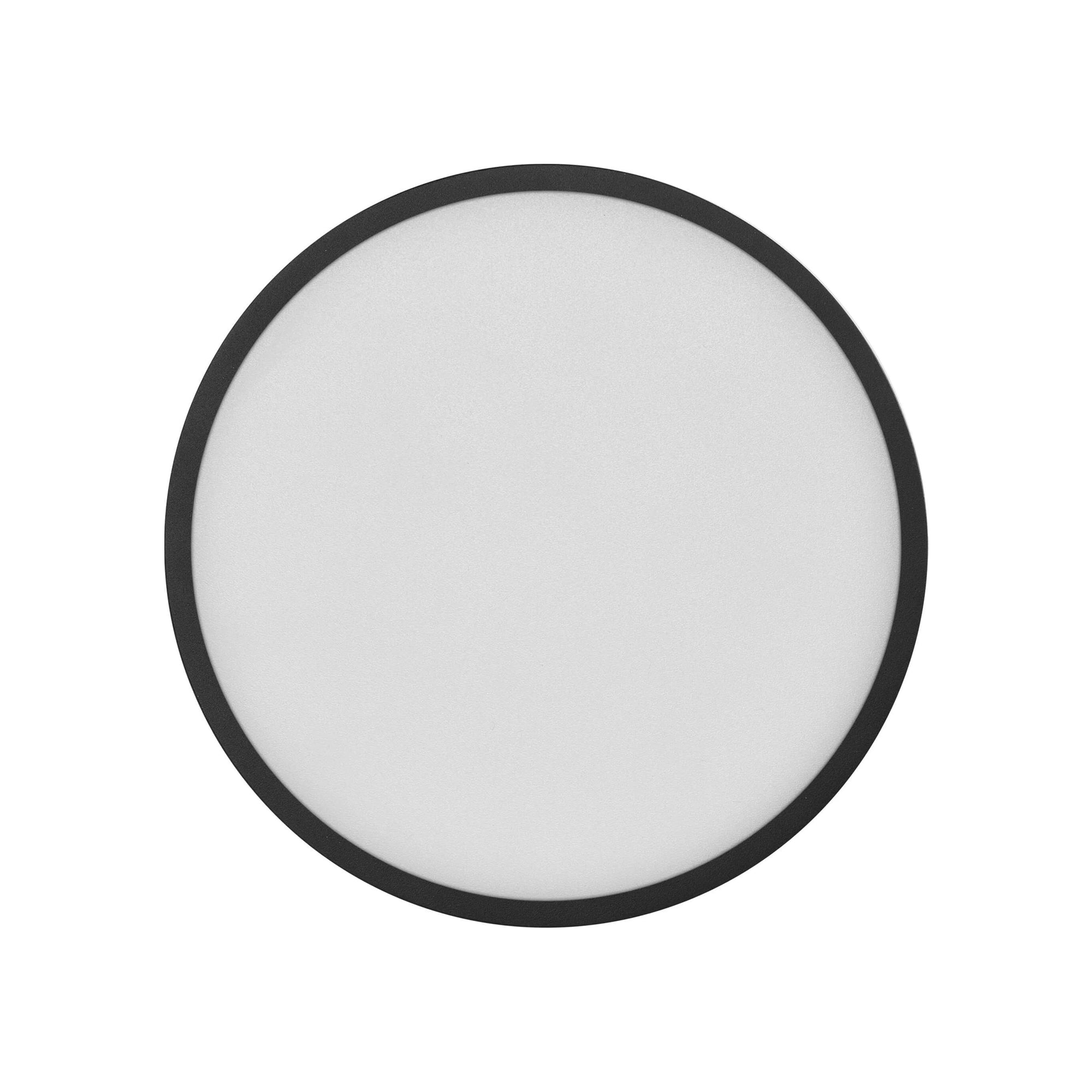 NEXXO LED panel, nadgradni, okrugli, crni, 28.5W, CCT, IP20/IP40, Ø300mm