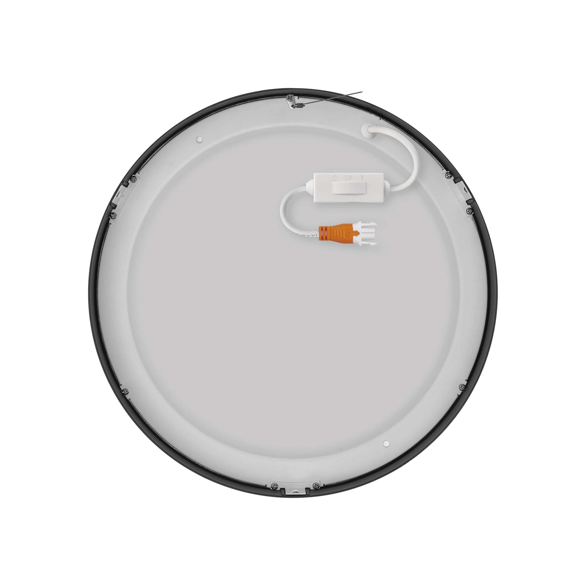 NEXXO LED panel, nadgradni, okrugli, crni, 28.5W, CCT, IP20/IP40, Ø300mm