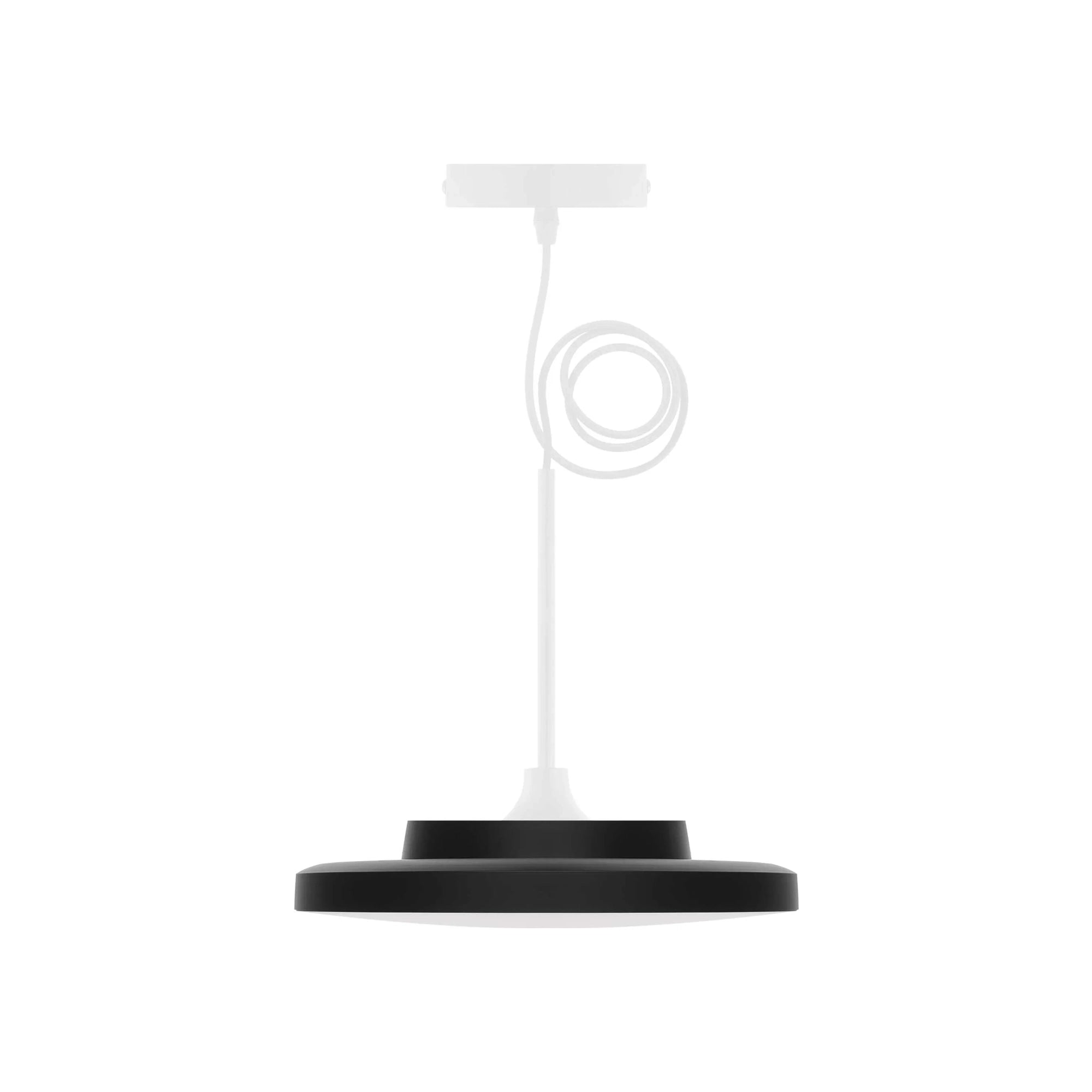 DIONI LED plafonjera, crna, 15W, CCT, IP55, Ø280mm
