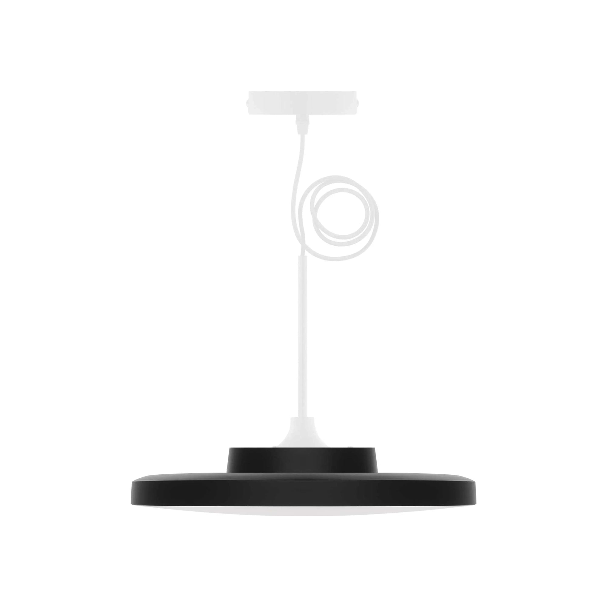 DIONI LED plafonjera, crna, 18W, CCT, IP55, Ø360mm