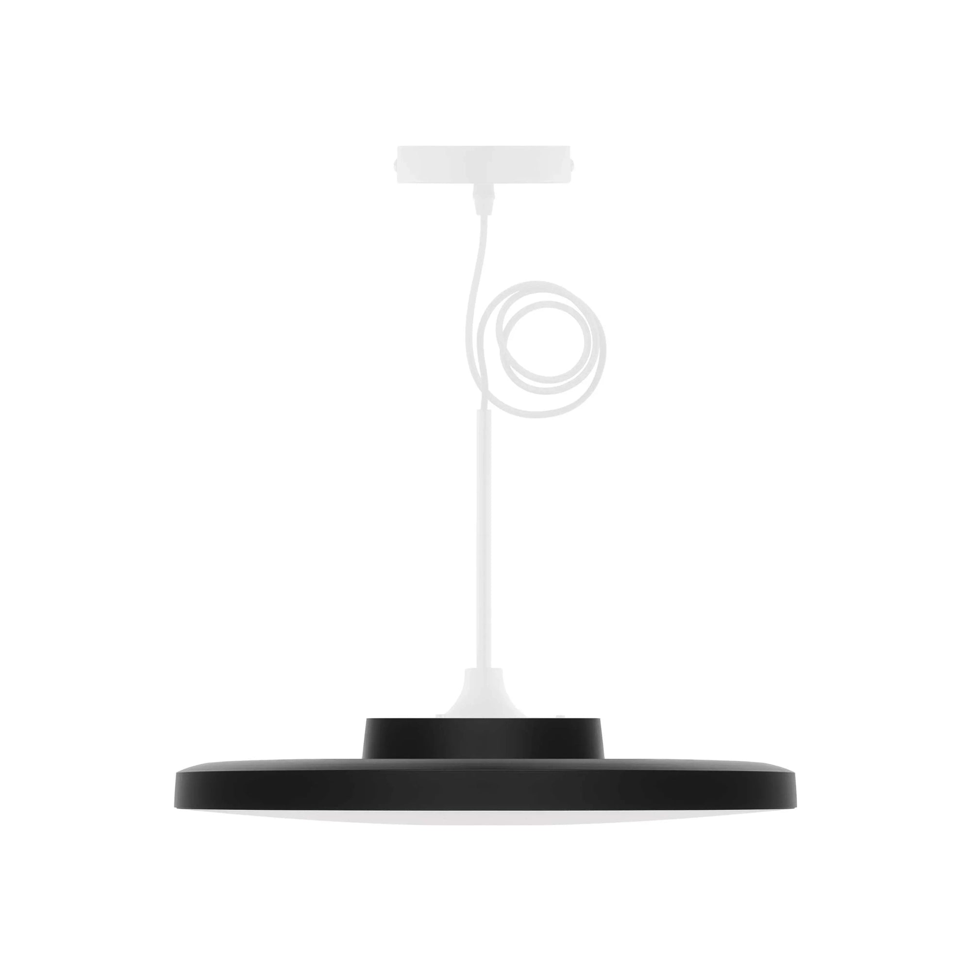 DIONI LED plafonjera, crna, 32W, CCT, IP55, Ø410mm