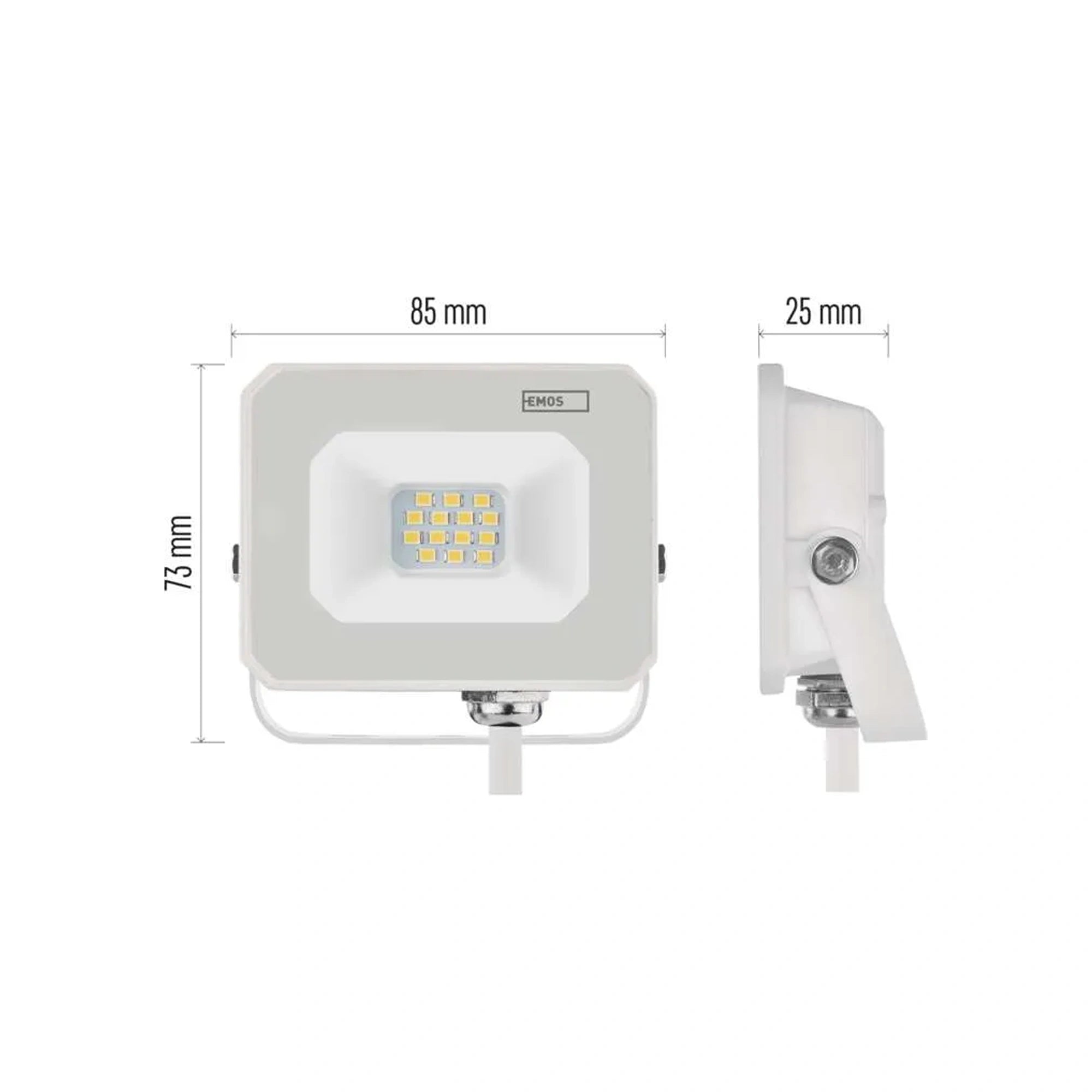 LED reflektor SIMPO, bijeli, 10W, 1000lm, 4000K, IP65
