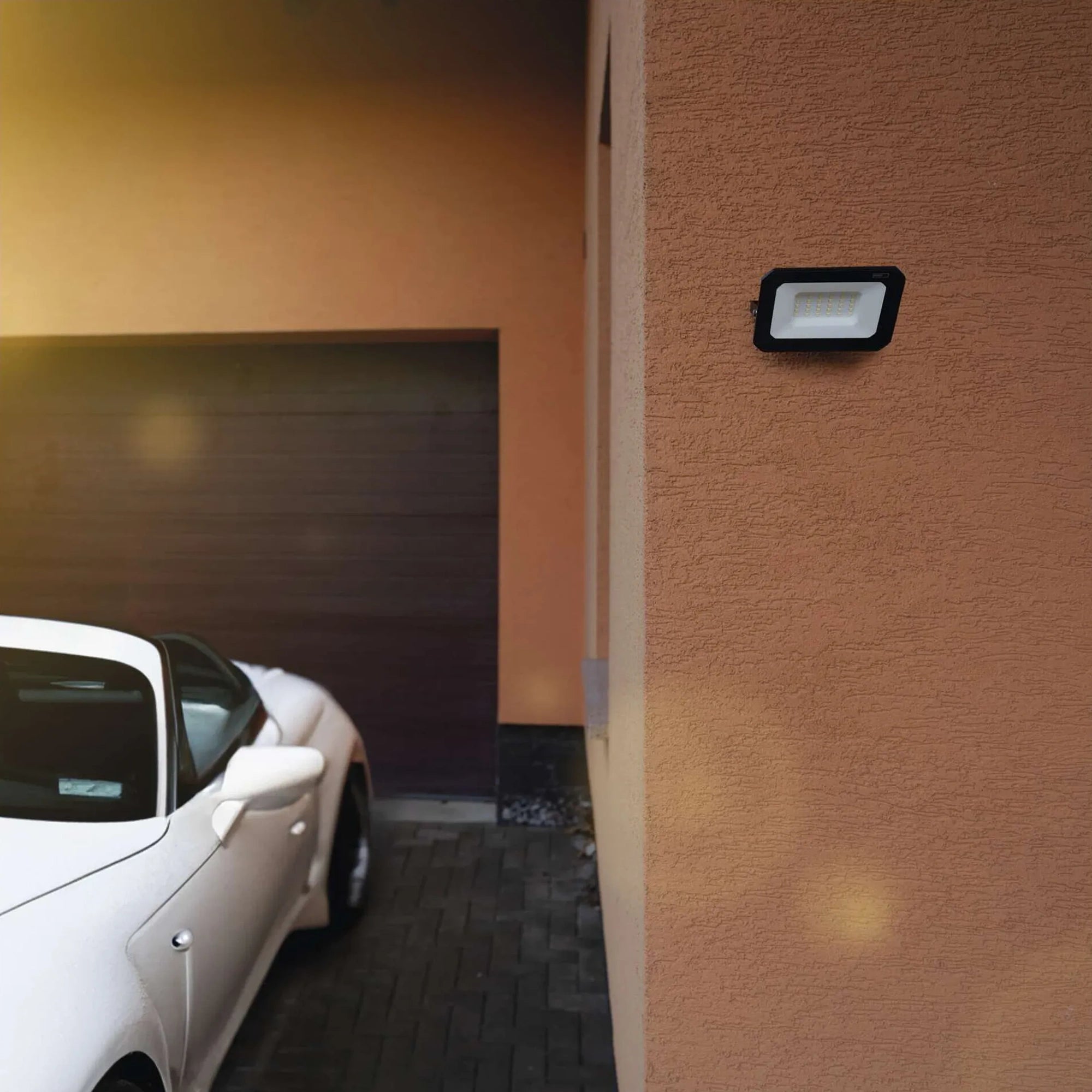 LED reflektor SIMPO, crni, 30W, 3000lm, 4000K, IP65