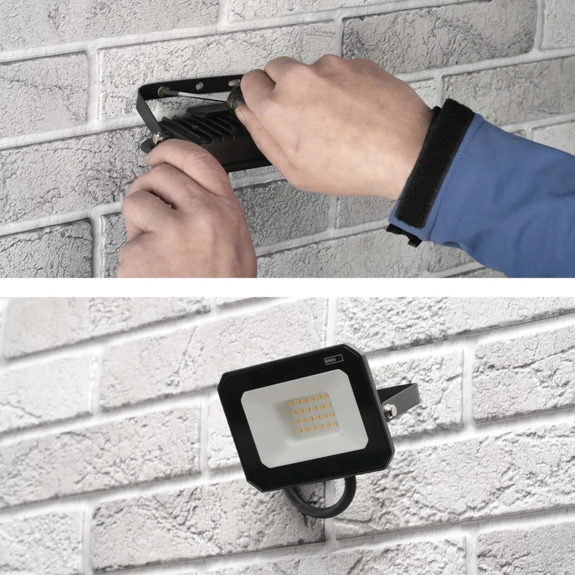 LED reflektor SIMPO, crni, 50W, 5000lm, 4000K, IP65