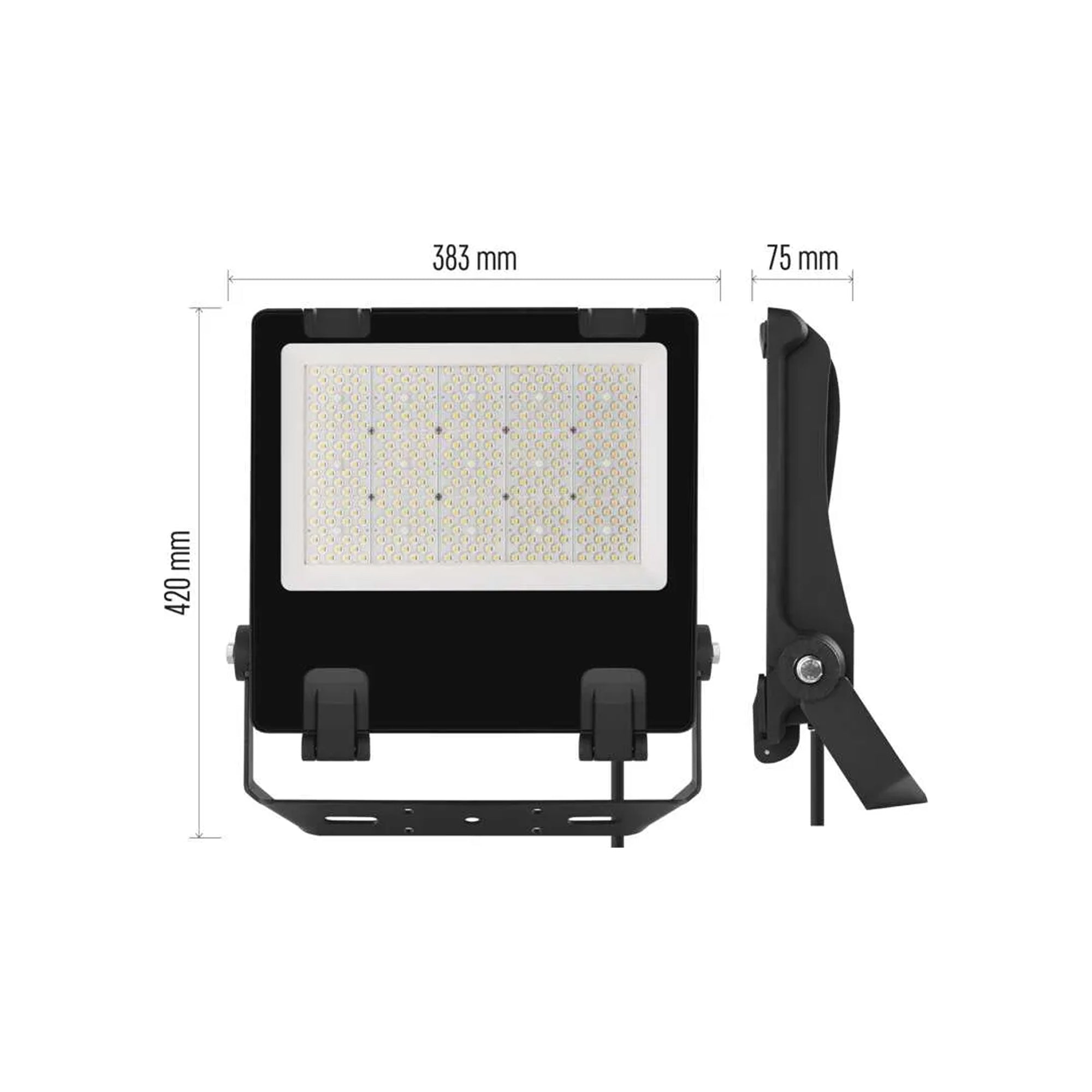 AVENO professional LED spotlight, 200W, 31000lm, 4000K, 60°x135°
