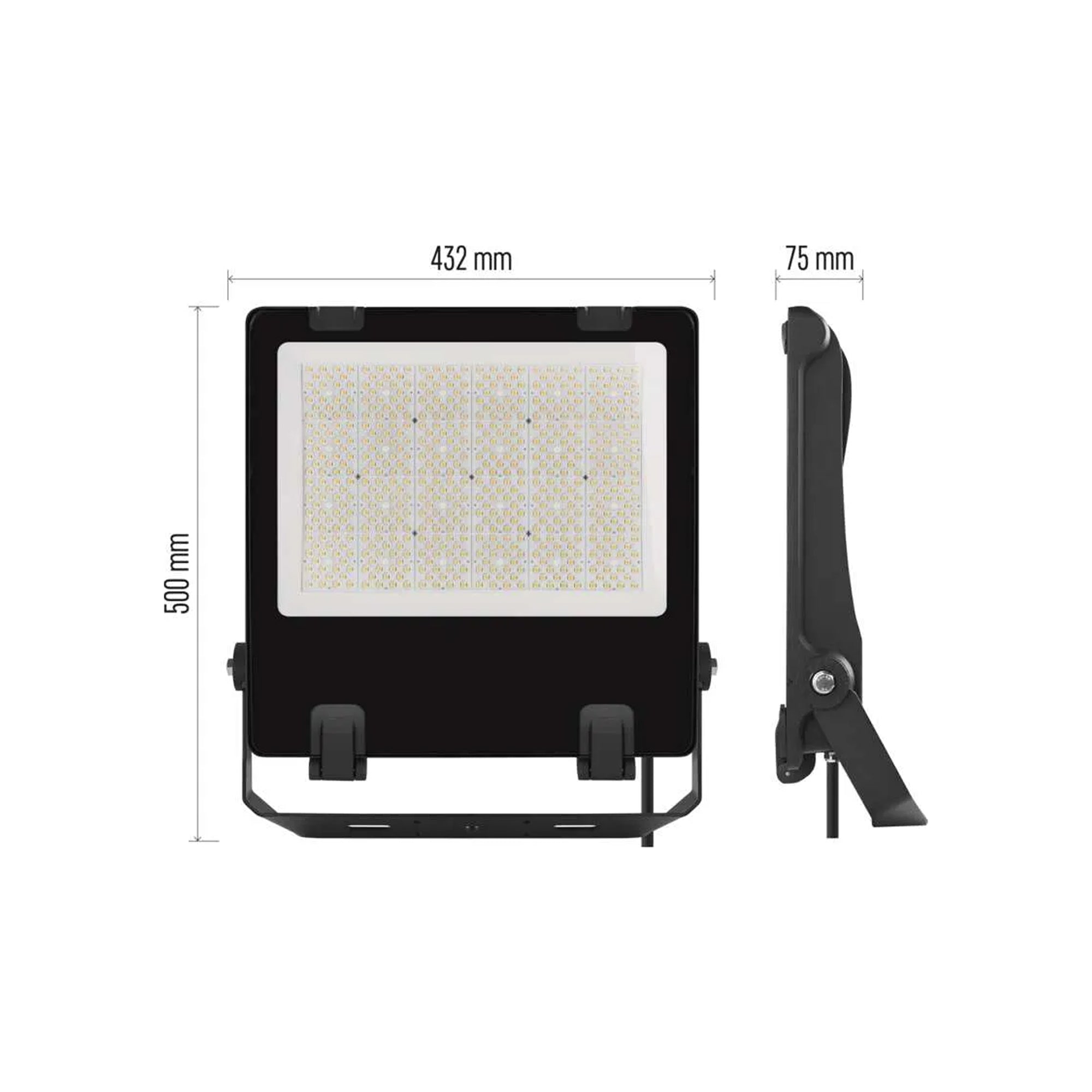 AVENO professional LED spotlight, 300W, 46500lm, 4000K, 60°x135°