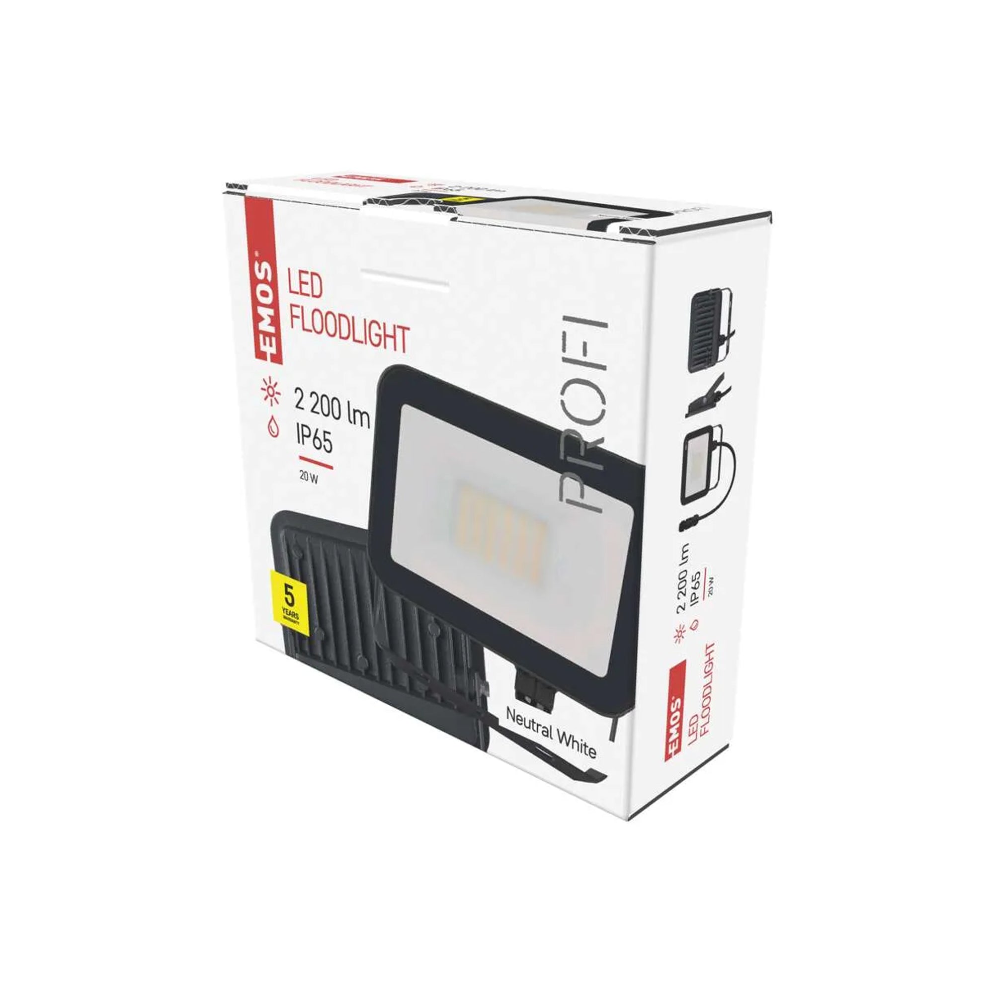 INOVO LED reflector, 20W, 2200lm, 4000K