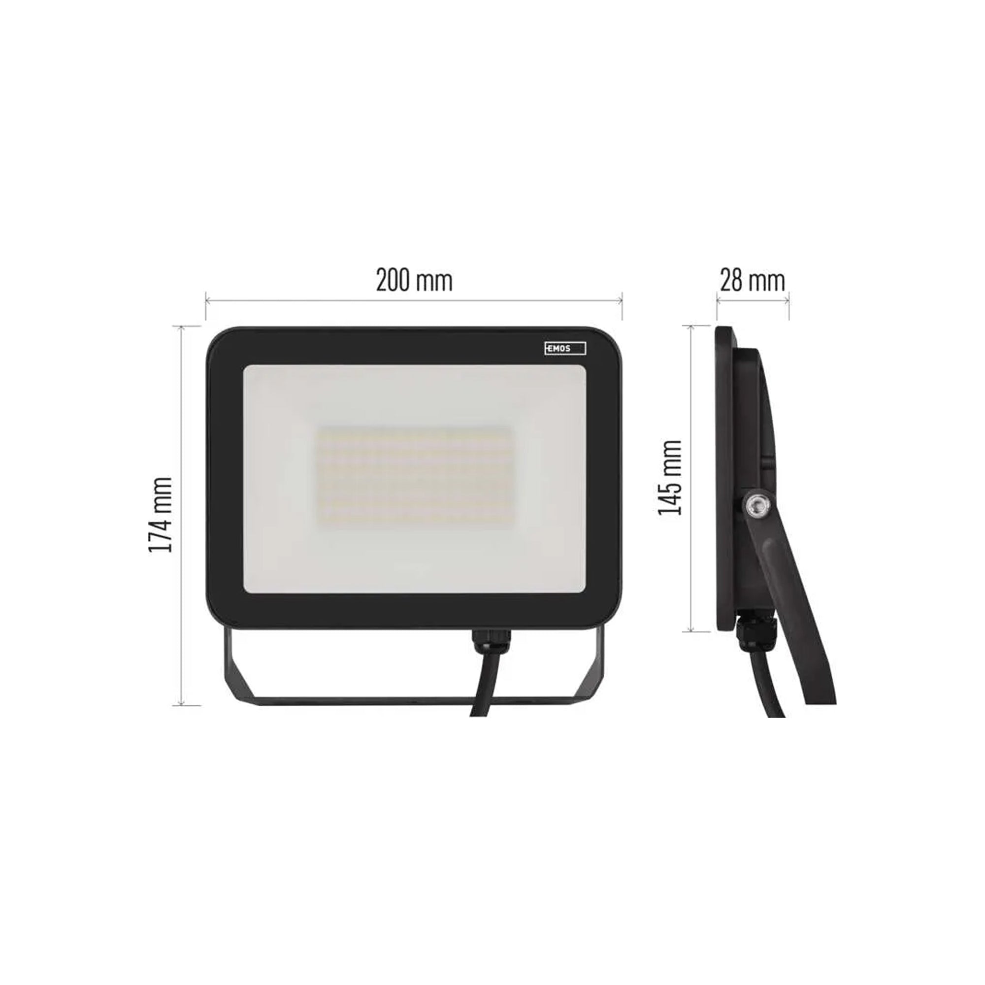 INOVO LED reflector, 50W, 5500lm, 4000K