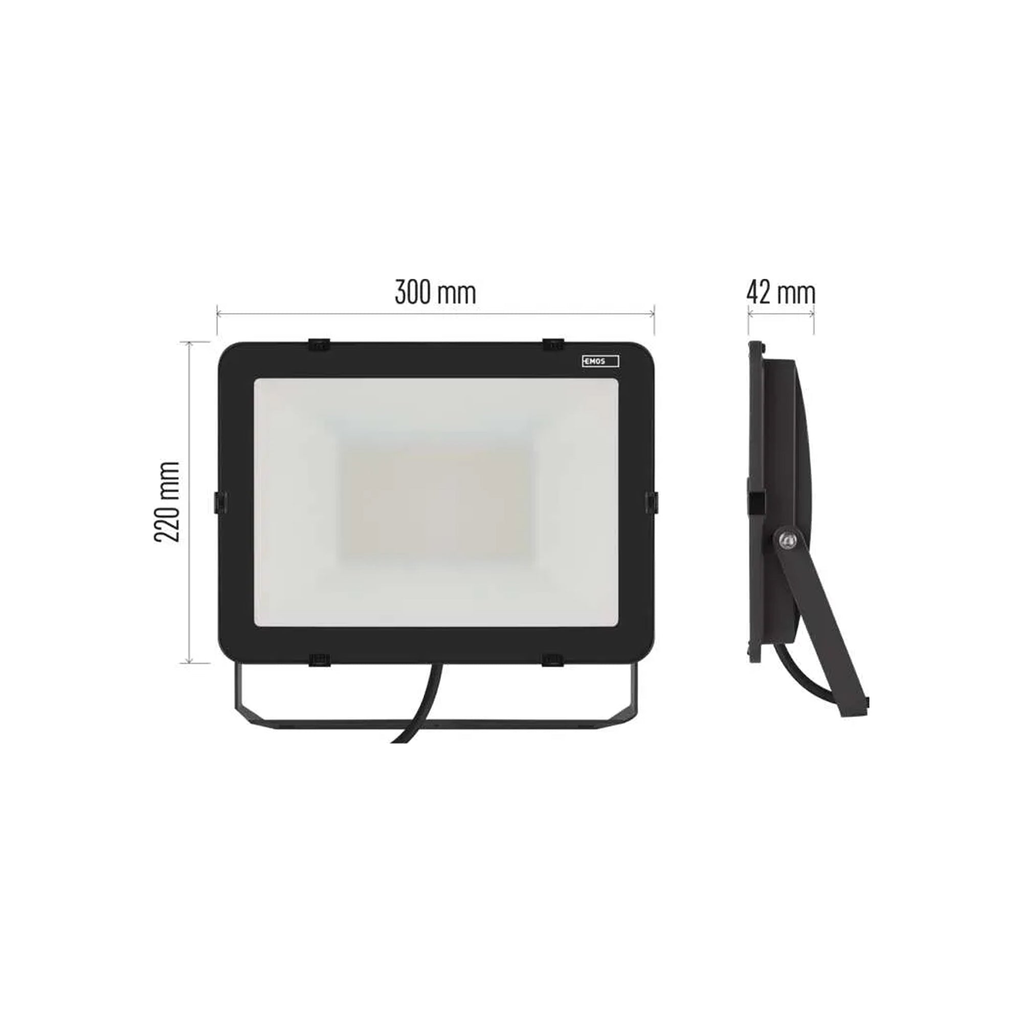 INOVO LED spotlight, 100W, 11000lm, 4000K