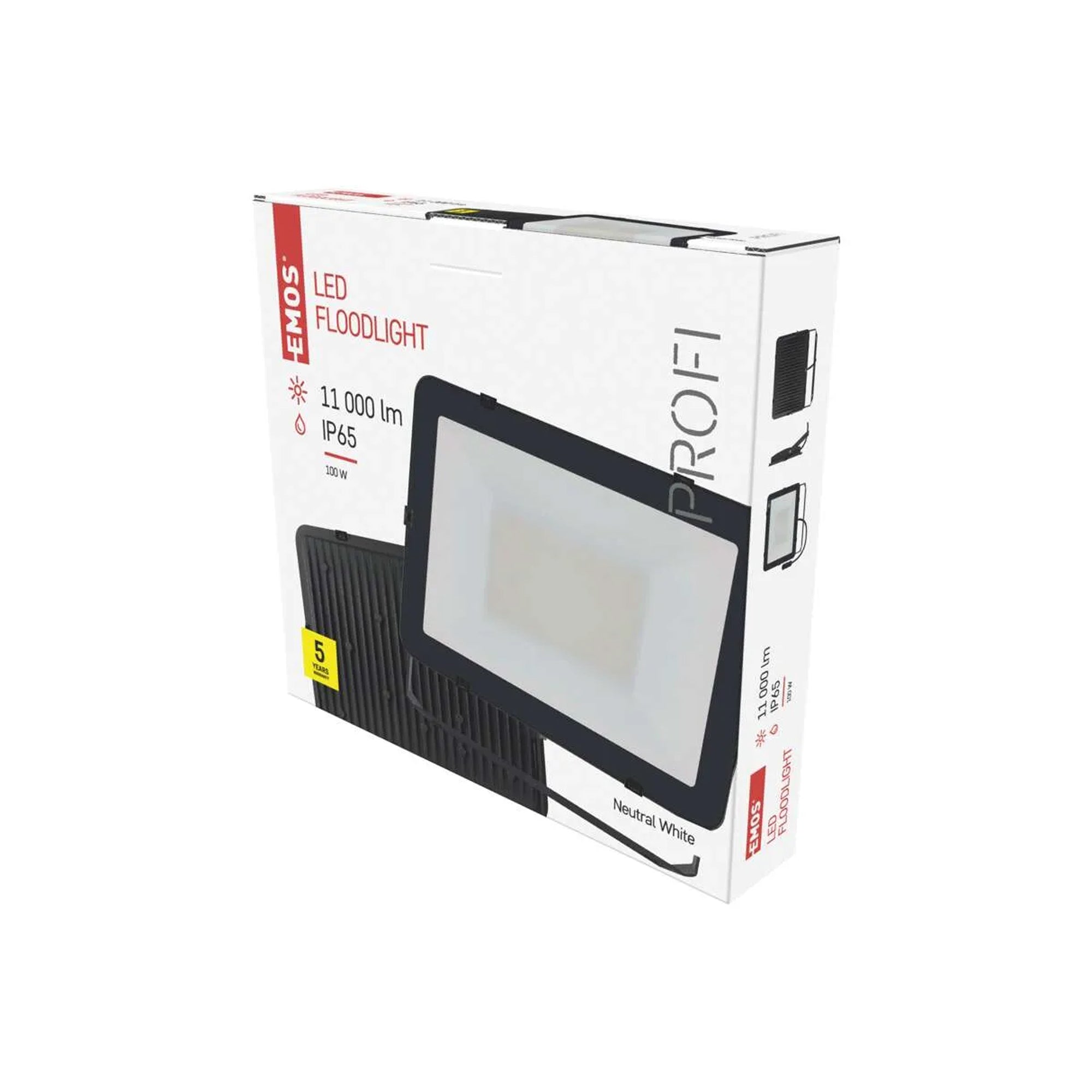 INOVO LED spotlight, 100W, 11000lm, 4000K