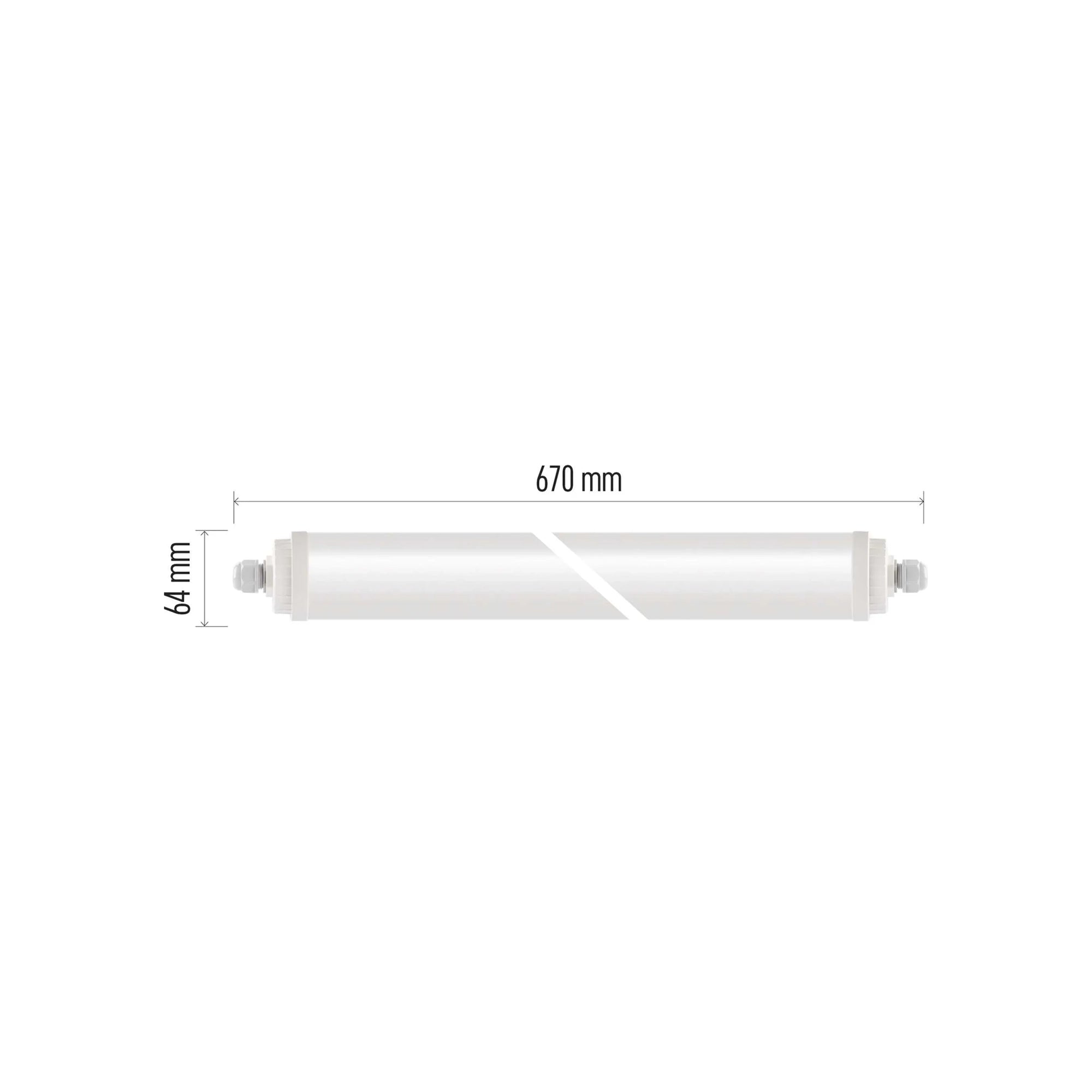 LED vodotijesna svjetiljka FESTY, 18W, 4000K, IP65