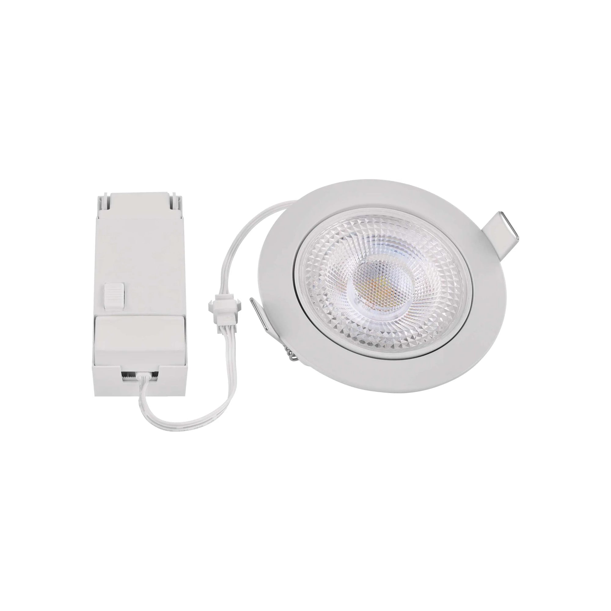 GERI LED ugradbena svjetiljka, bijela, 6.5W, CCT, IP20, Ø105mm