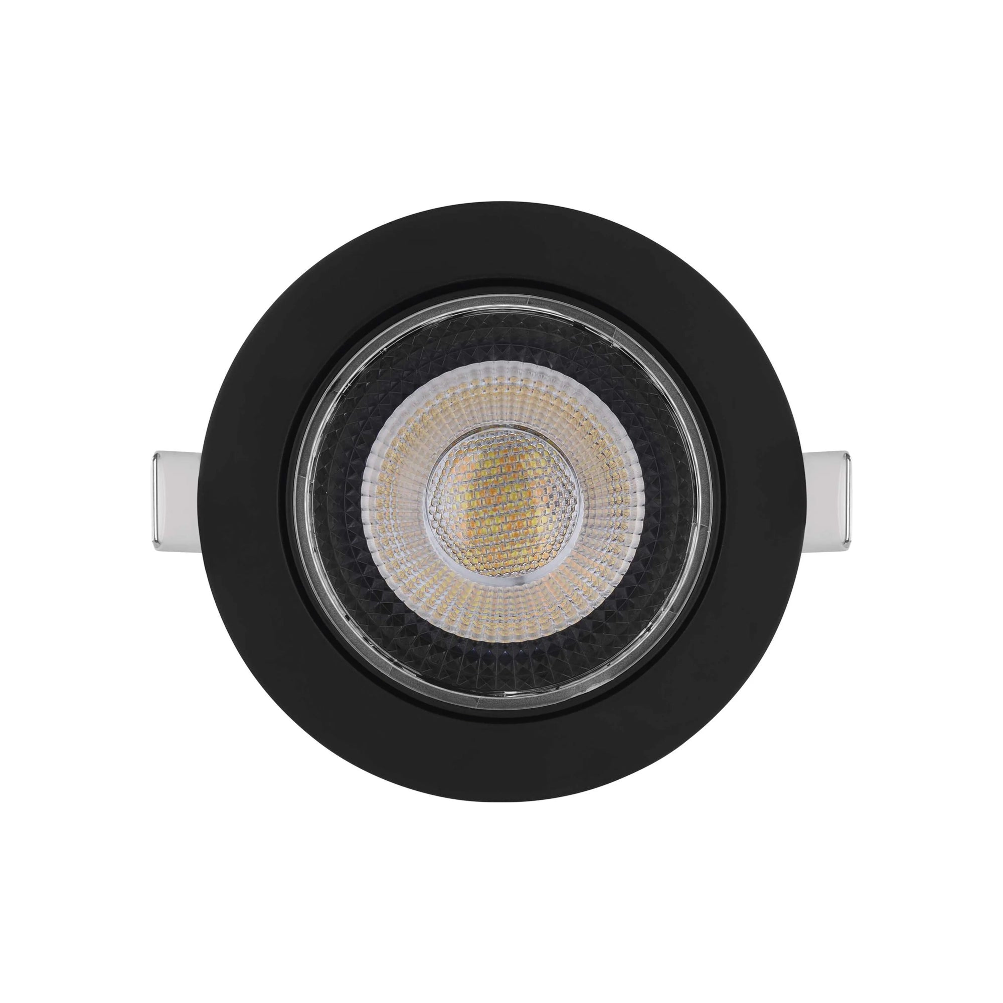 GERI LED ugradbena svjetiljka, crna, 6.5W, CCT, IP20, Ø105mm