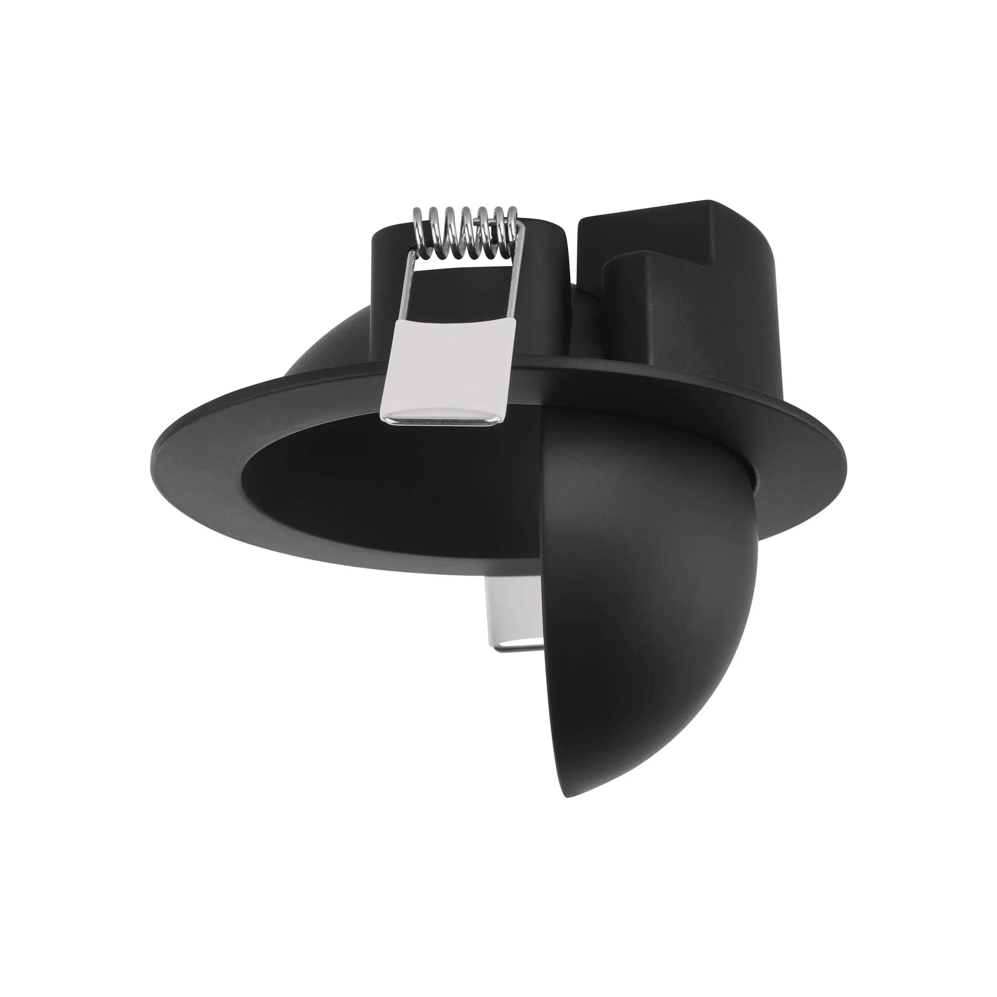 GERI LED ugradbena svjetiljka, crna, 6.5W, CCT, IP20, Ø105mm