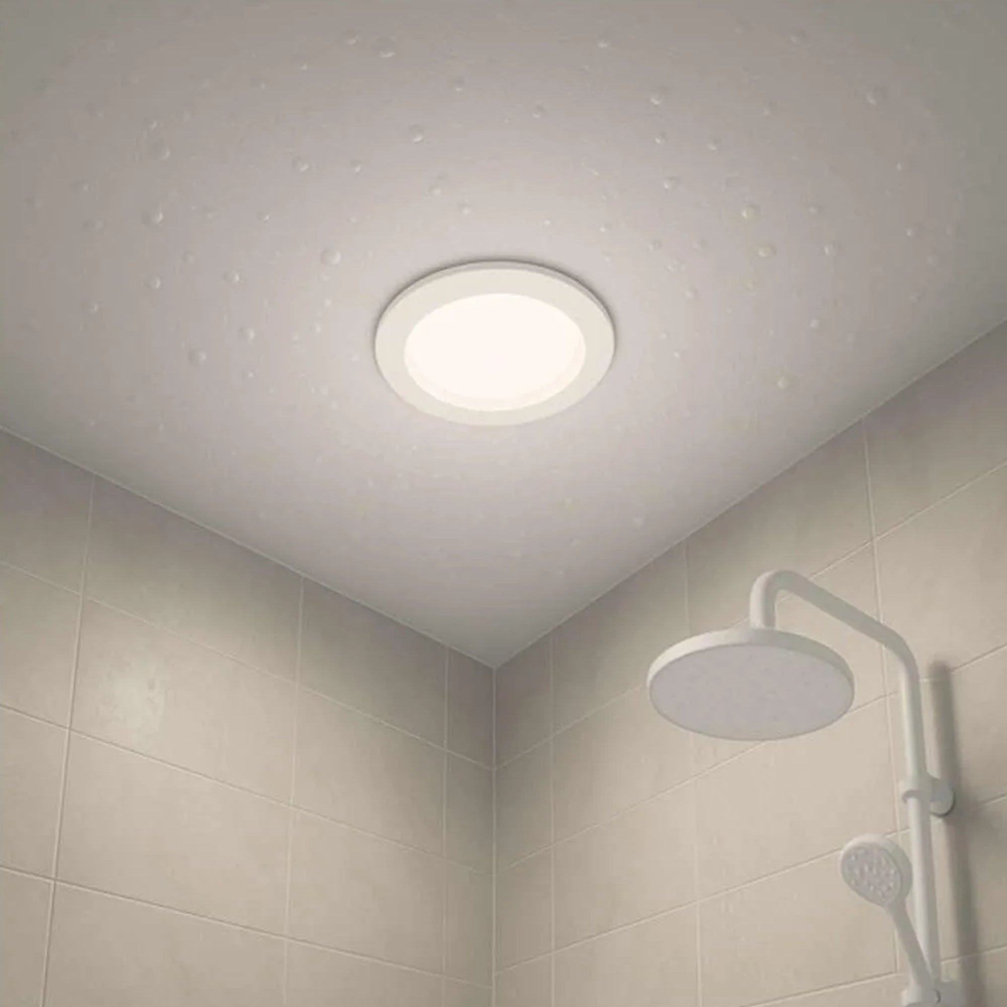 LORI LED ugradbena svjetiljka, bijela, 4.5W, 2700K/4000K, IP65, Ø85mm