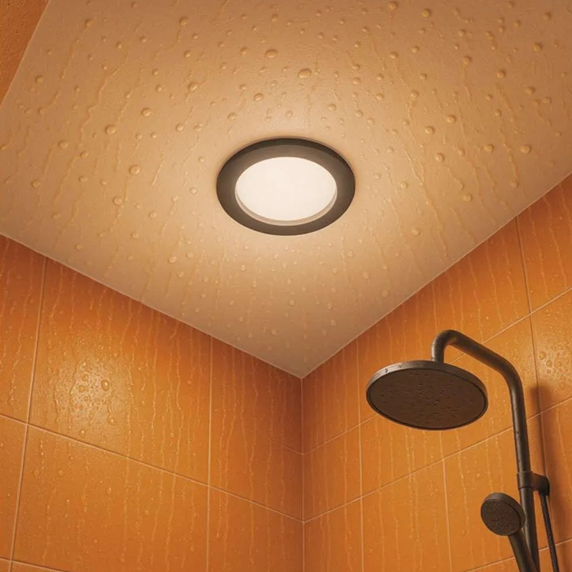 LORI LED ugradbena svjetiljka, crna, 4.5W, 2700K/4000K, IP65, Ø85mm